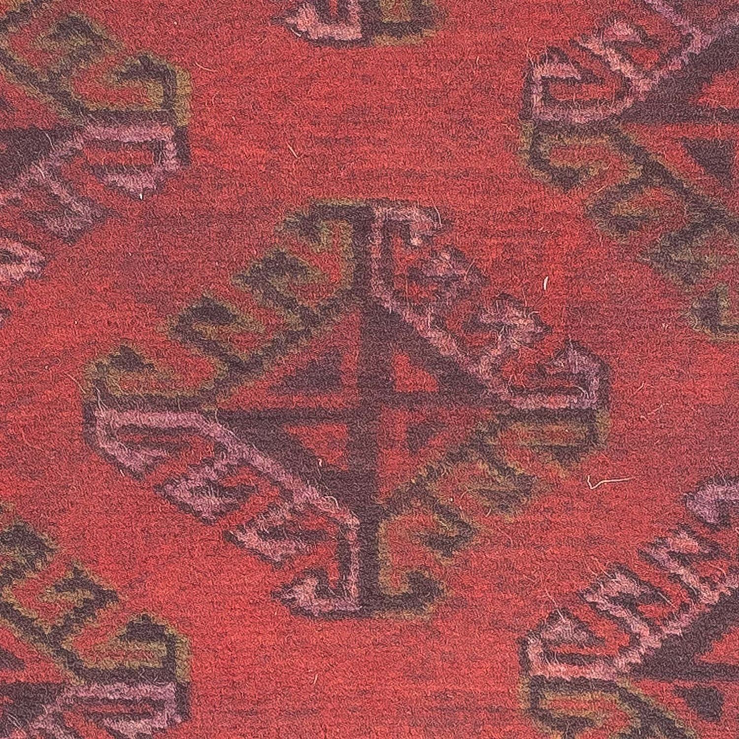 Orientteppich 84 x 66 cm - dunkelrot - Image 3