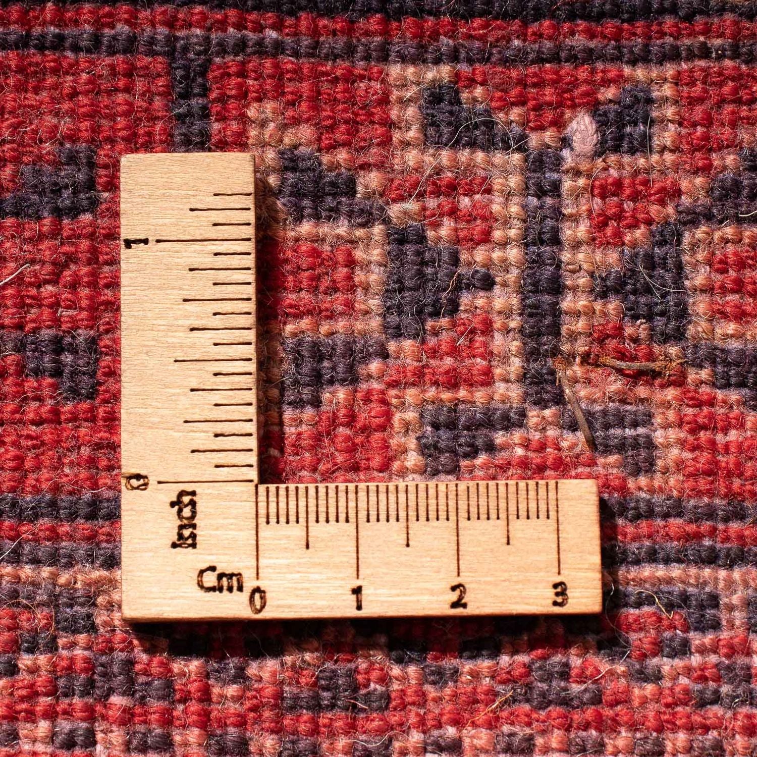 Orientteppich 84 x 66 cm - dunkelrot - Image 6