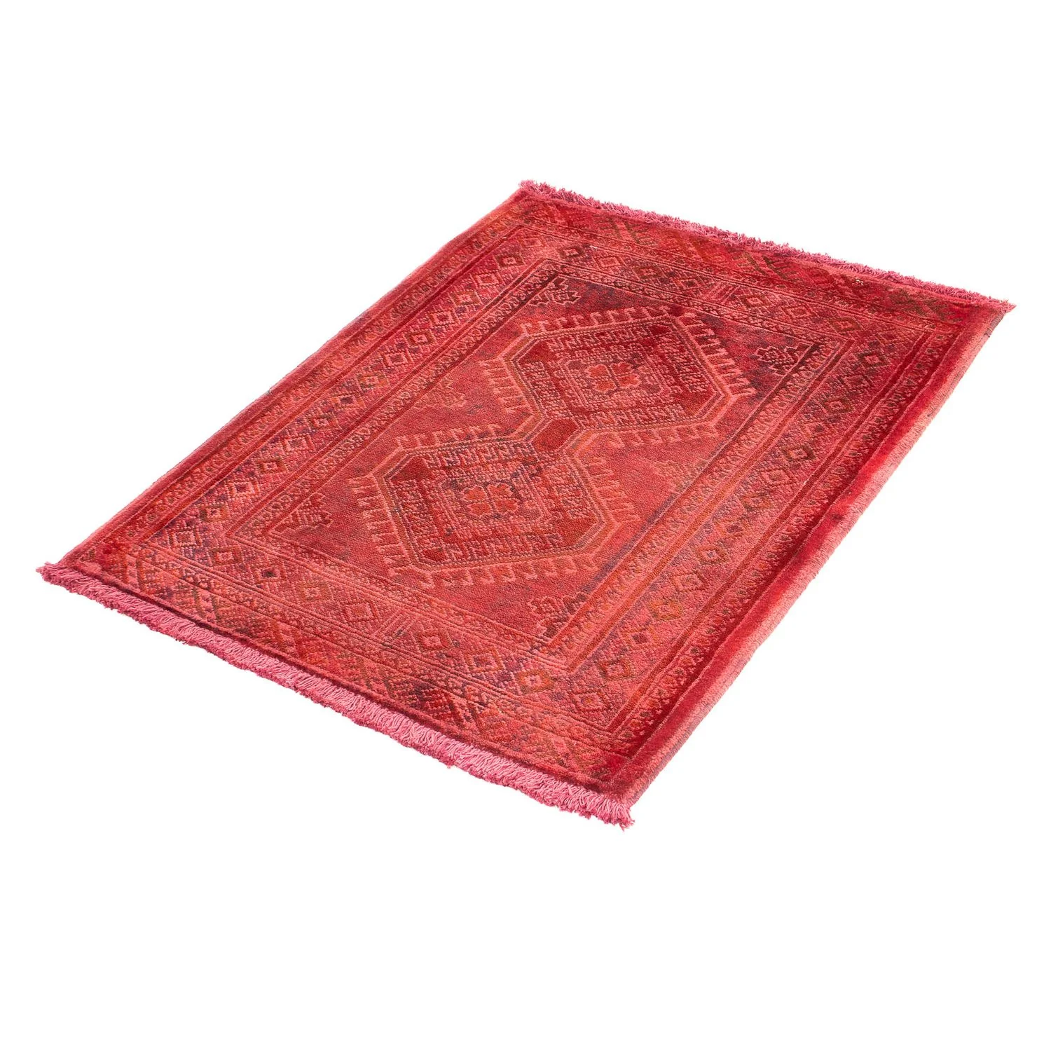 Orientteppich 89 x 68 cm - rot - Image 4