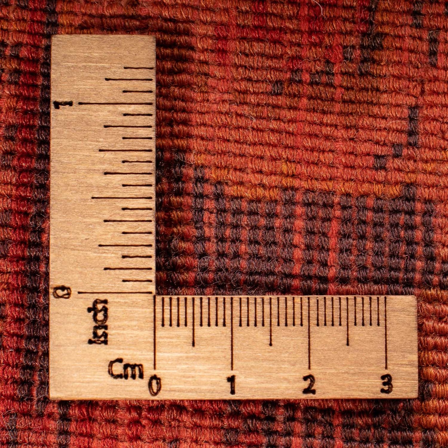 Orientteppich 93 x 60 cm - dunkelrot - Image 6
