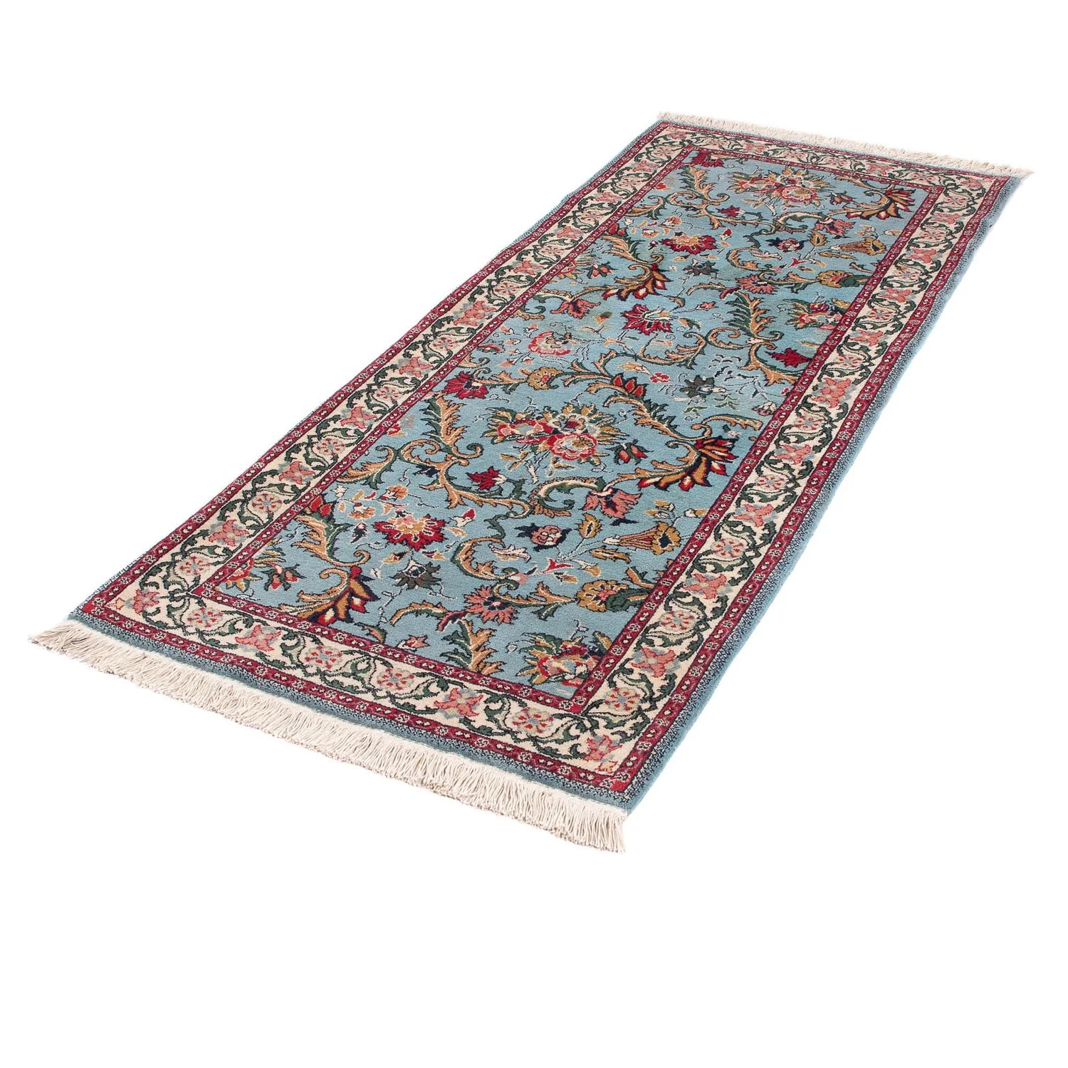 Orientteppich - Indus 194 x 81 cm - hellblau - Image 5