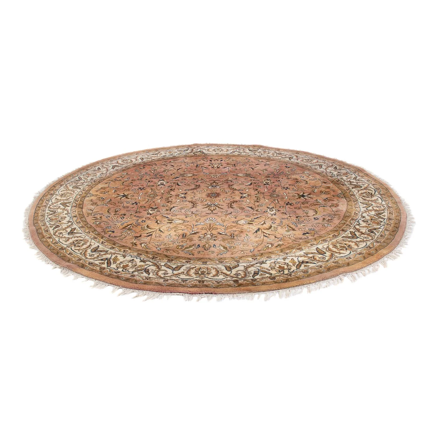 Orientteppich - Indus rund - 245 x 245 cm - lachs - Image 5