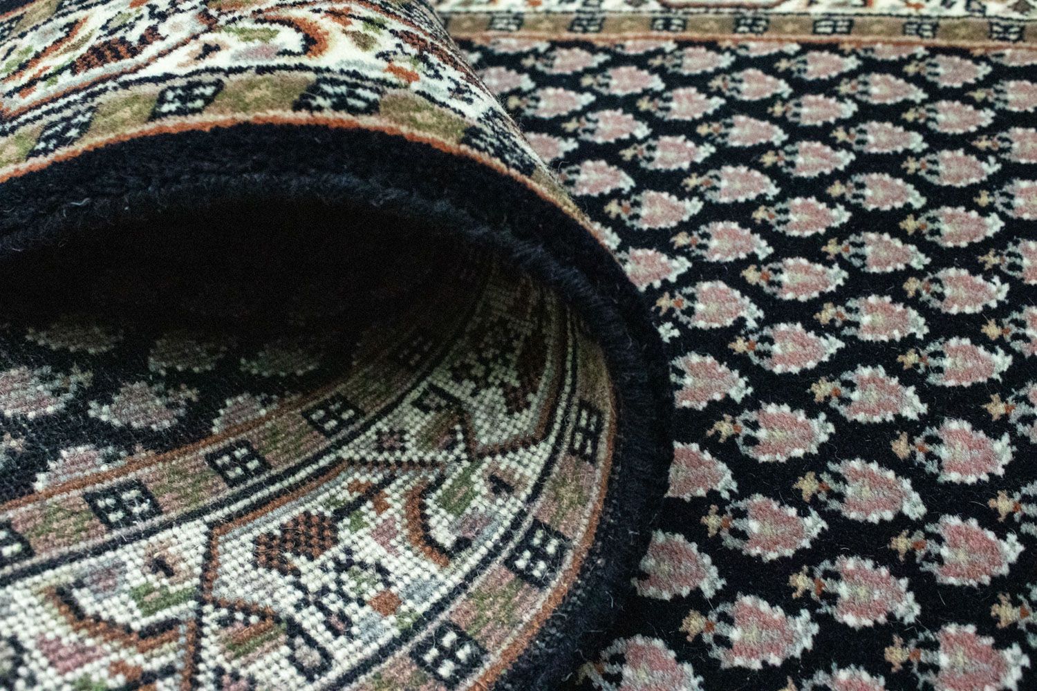 Orientteppich - Mir - Indus 244 x 83 cm - dunkelblau - Image 4