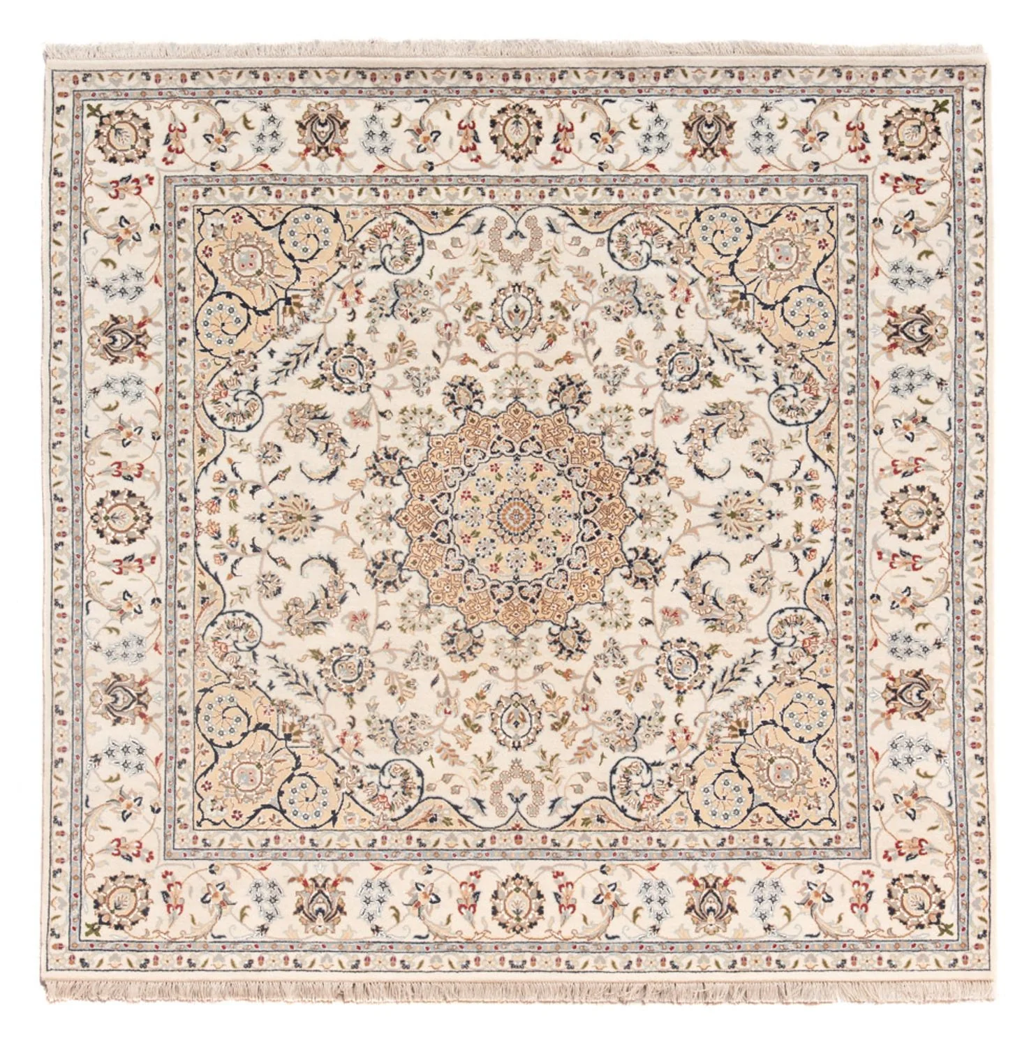 Orientteppich - Nain - Indus »Alice« Quadratisch