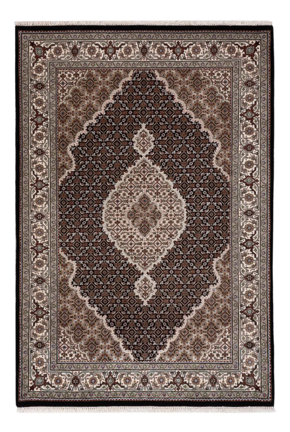 Indo Täbriz Teppich 184x124cm - Orientteppich