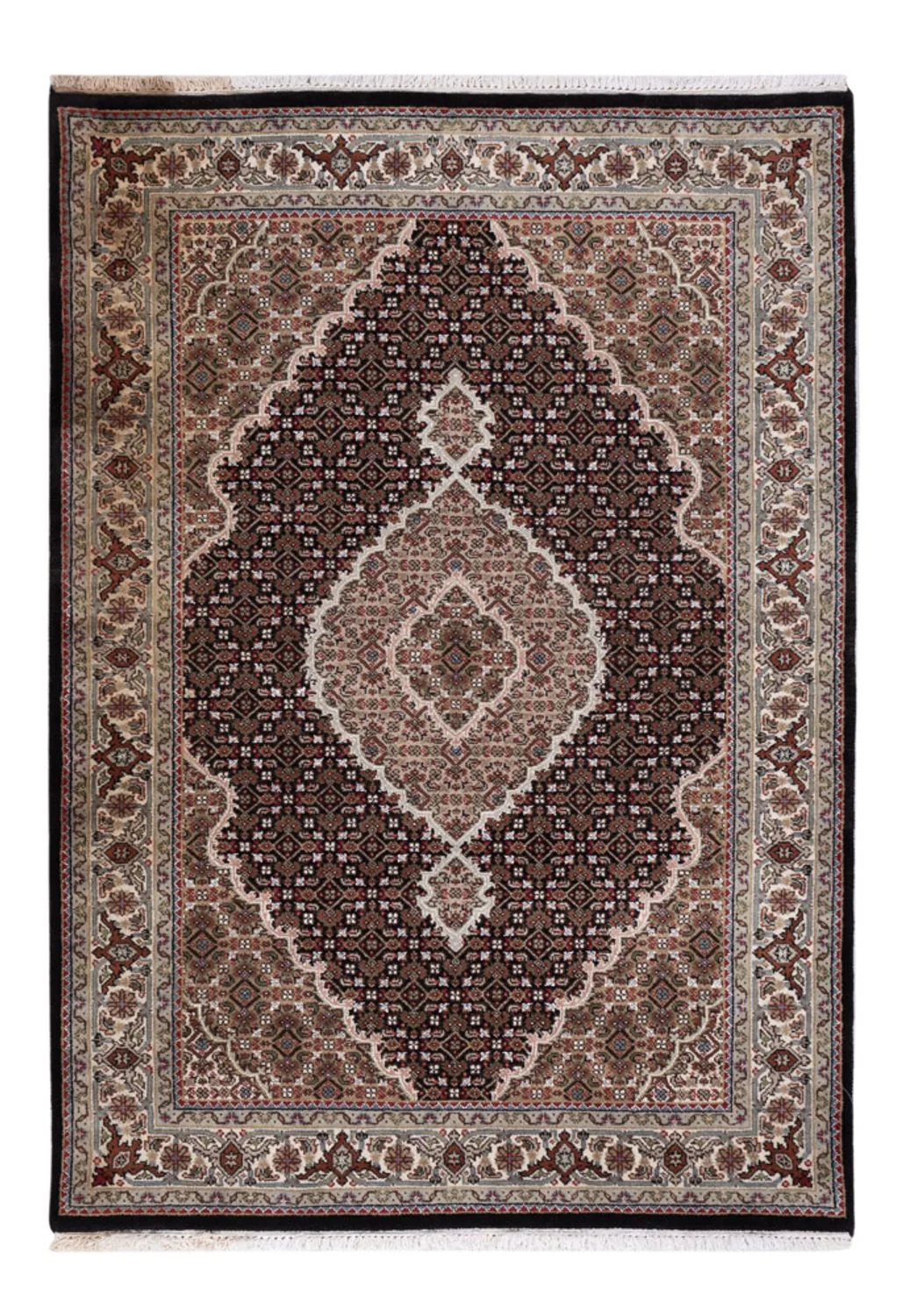 Indo Täbriz Teppich 184x127cm - Orientteppich