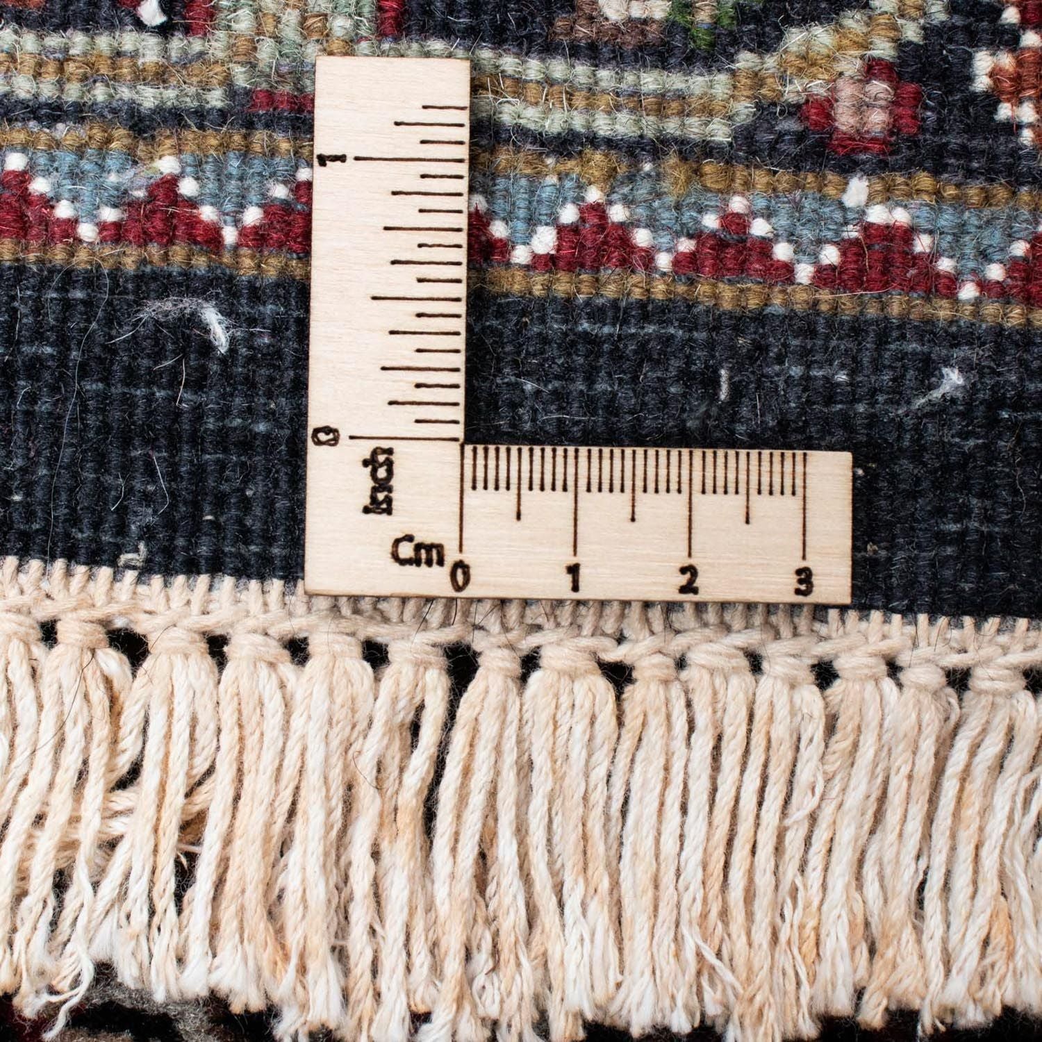 Orientteppich - Täbriz 195 x 79 cm - dunkelblau - Image 6