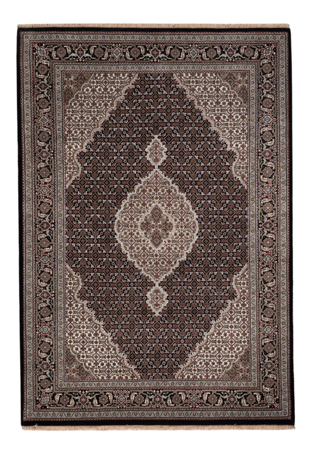 Indo Täbriz Teppich 205x143cm - Orientteppich