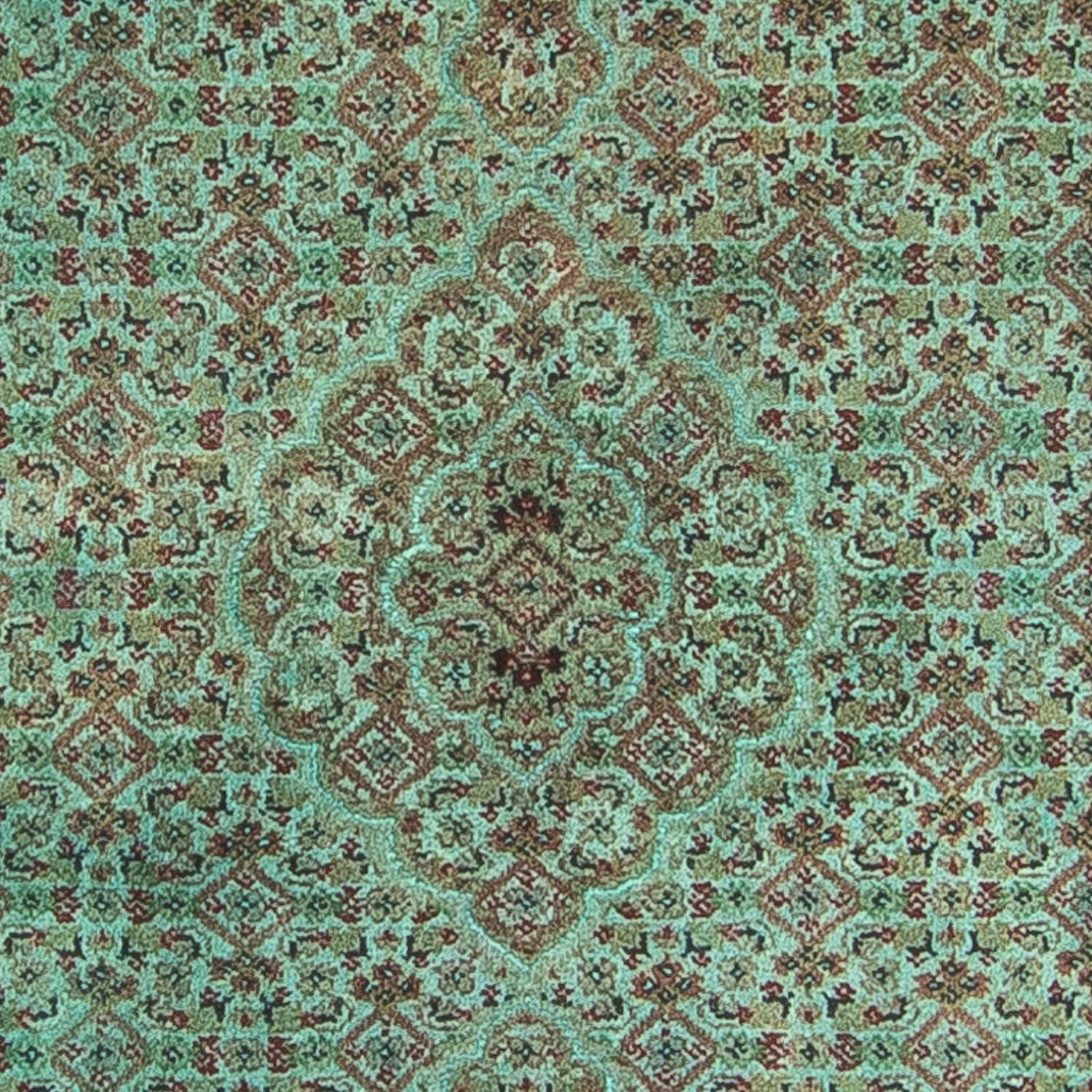 Orientteppich - Täbriz 305 x 84 cm - grün - Image 2