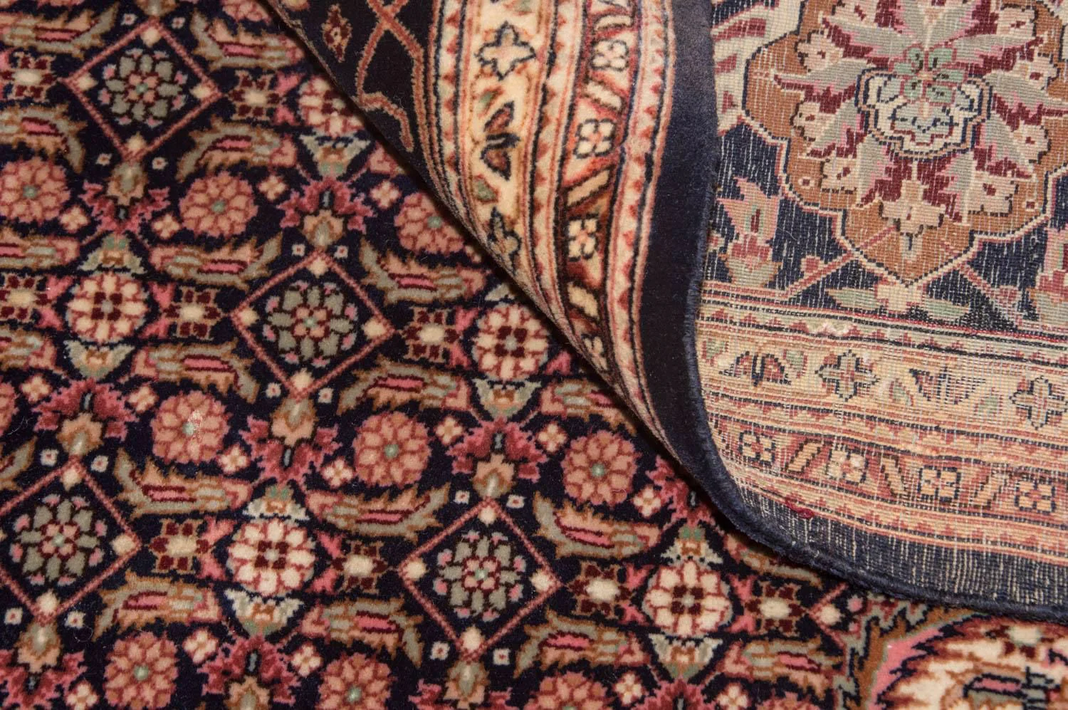 Orientteppich - Täbriz 353 x 252 cm - dunkelblau - Image 4