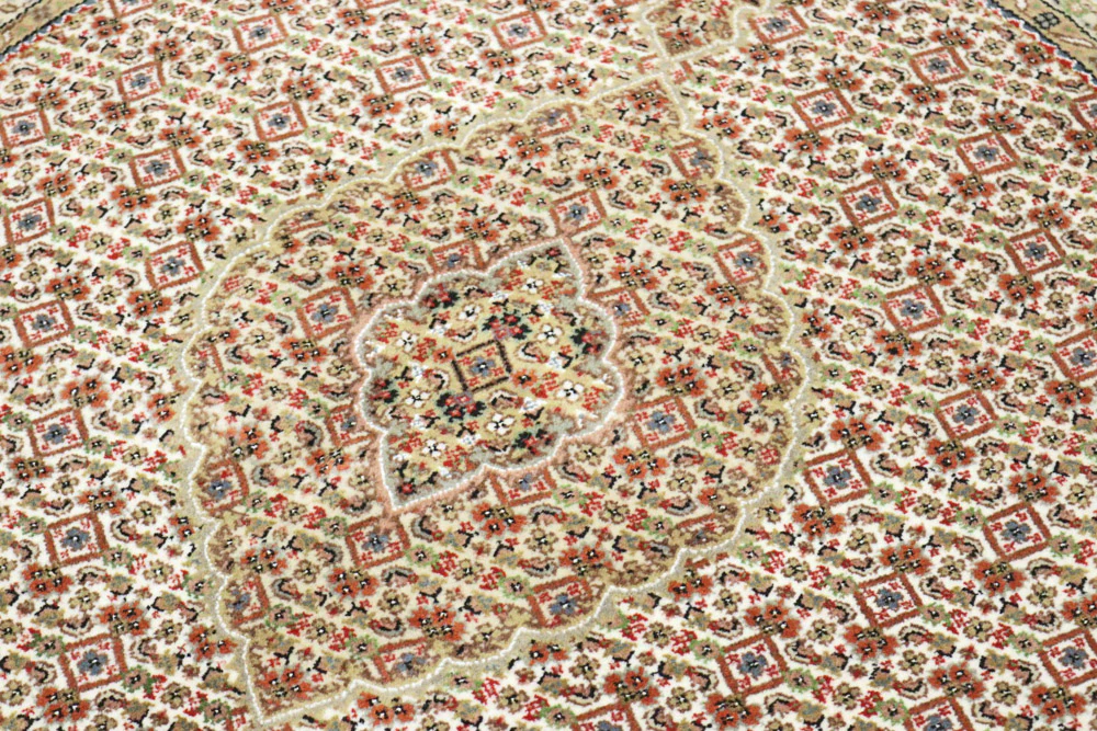 Orientteppich - Täbriz rund  - 150 x 150 cm - sand - Image 6