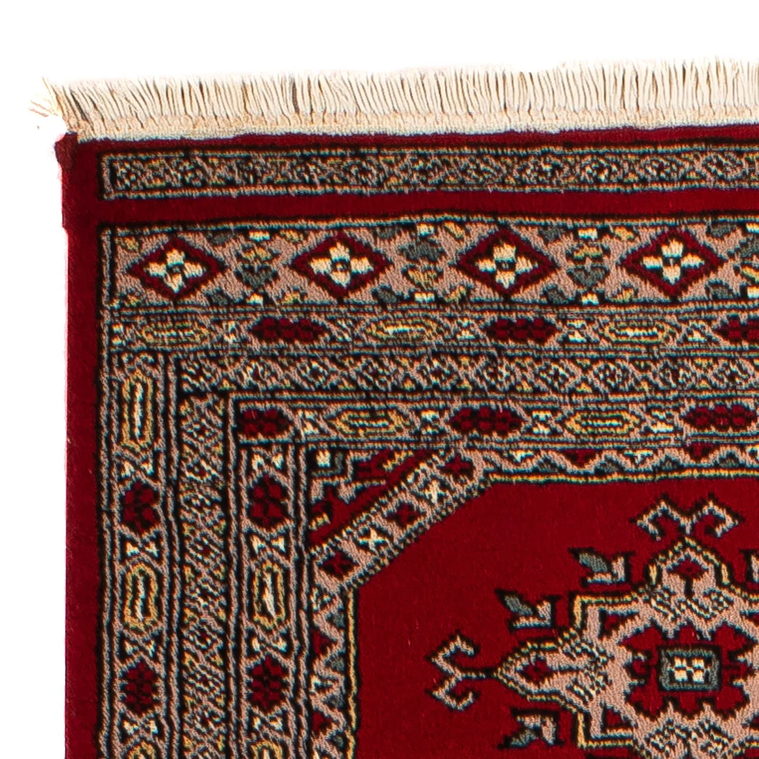 Pakistan Teppich 192 x 64 cm - dunkelrot - Image 3