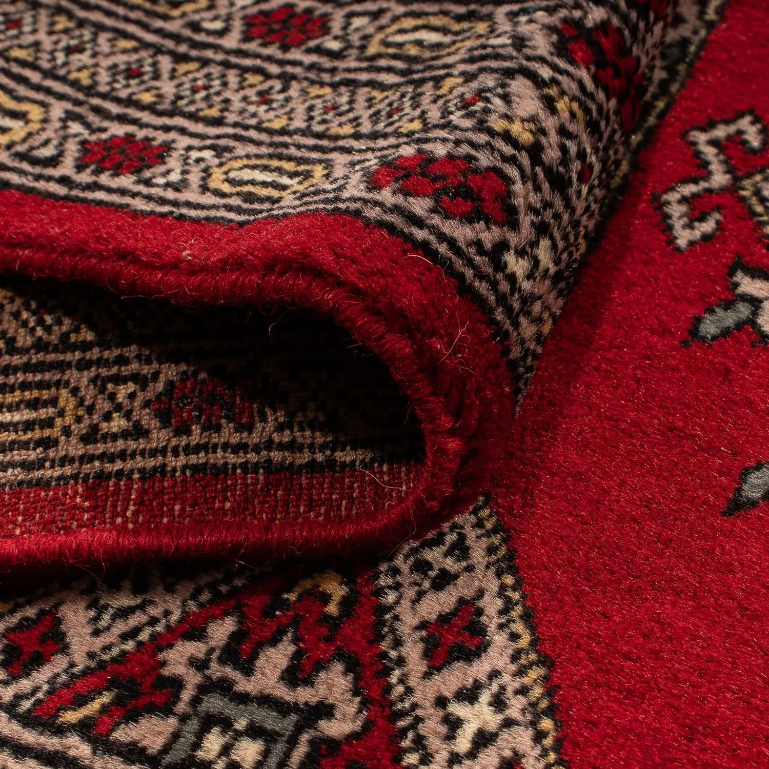 Pakistan Teppich 192 x 64 cm - dunkelrot - Image 4