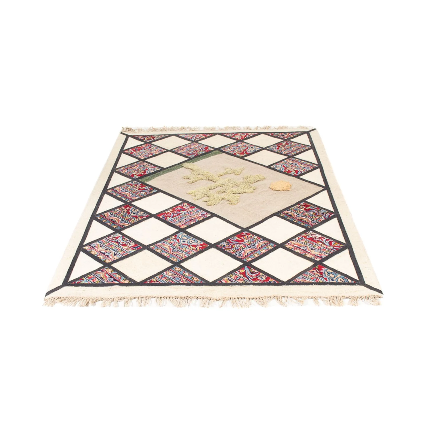 Patchwork Teppich - 200 x 135 cm - mehrfarbig - Image 5