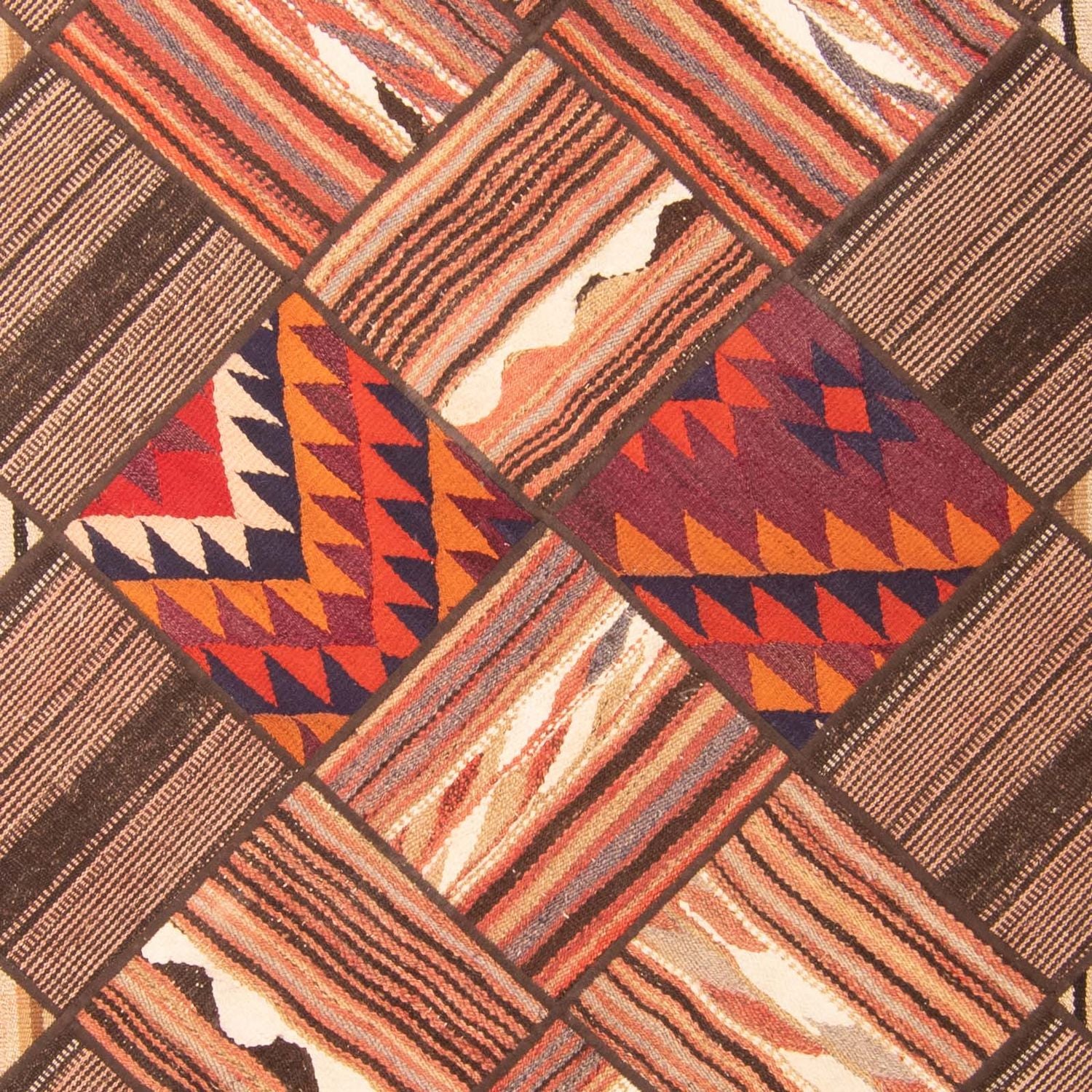 Patchwork Teppich 200 x 150 cm - mehrfarbig - Image 2