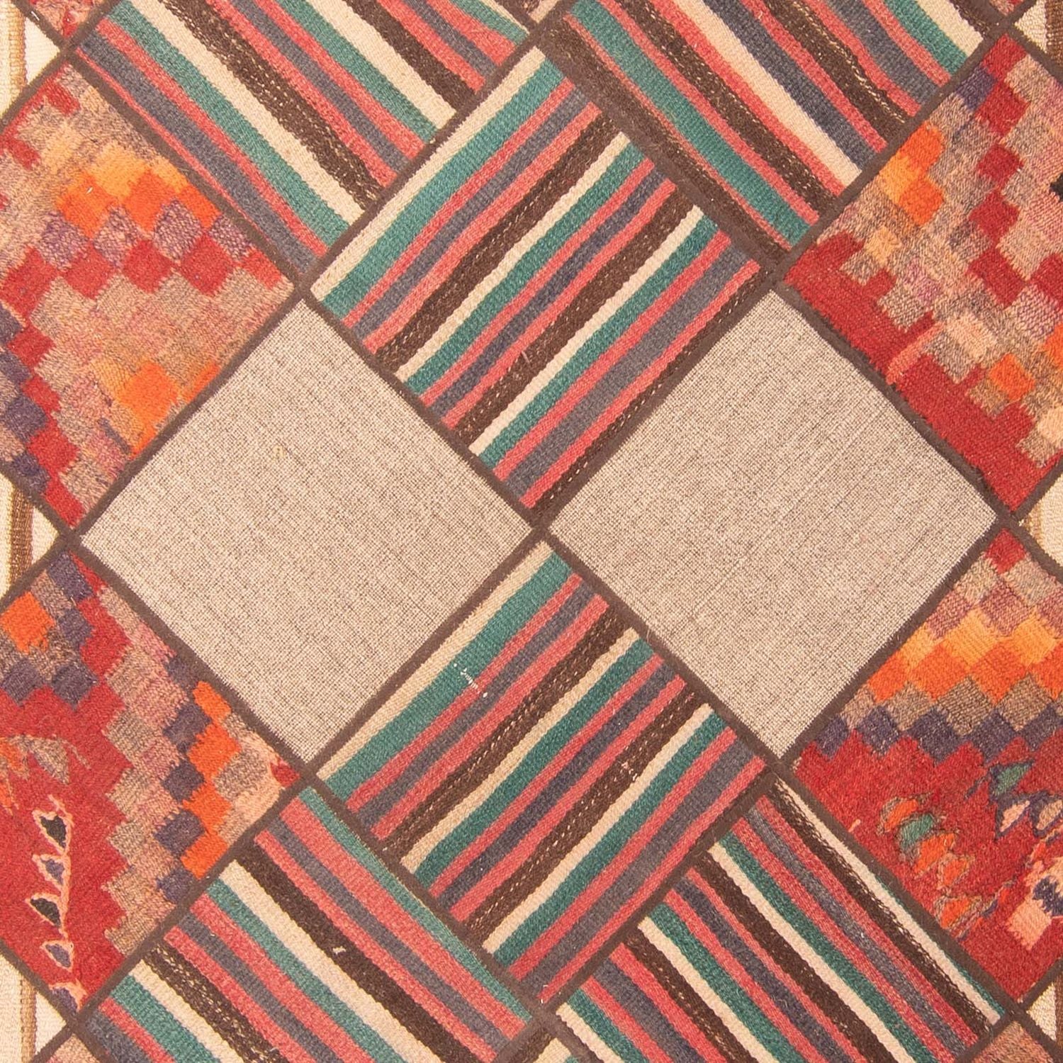 Patchwork Teppich 200 x 150 cm - mehrfarbig - Image 2