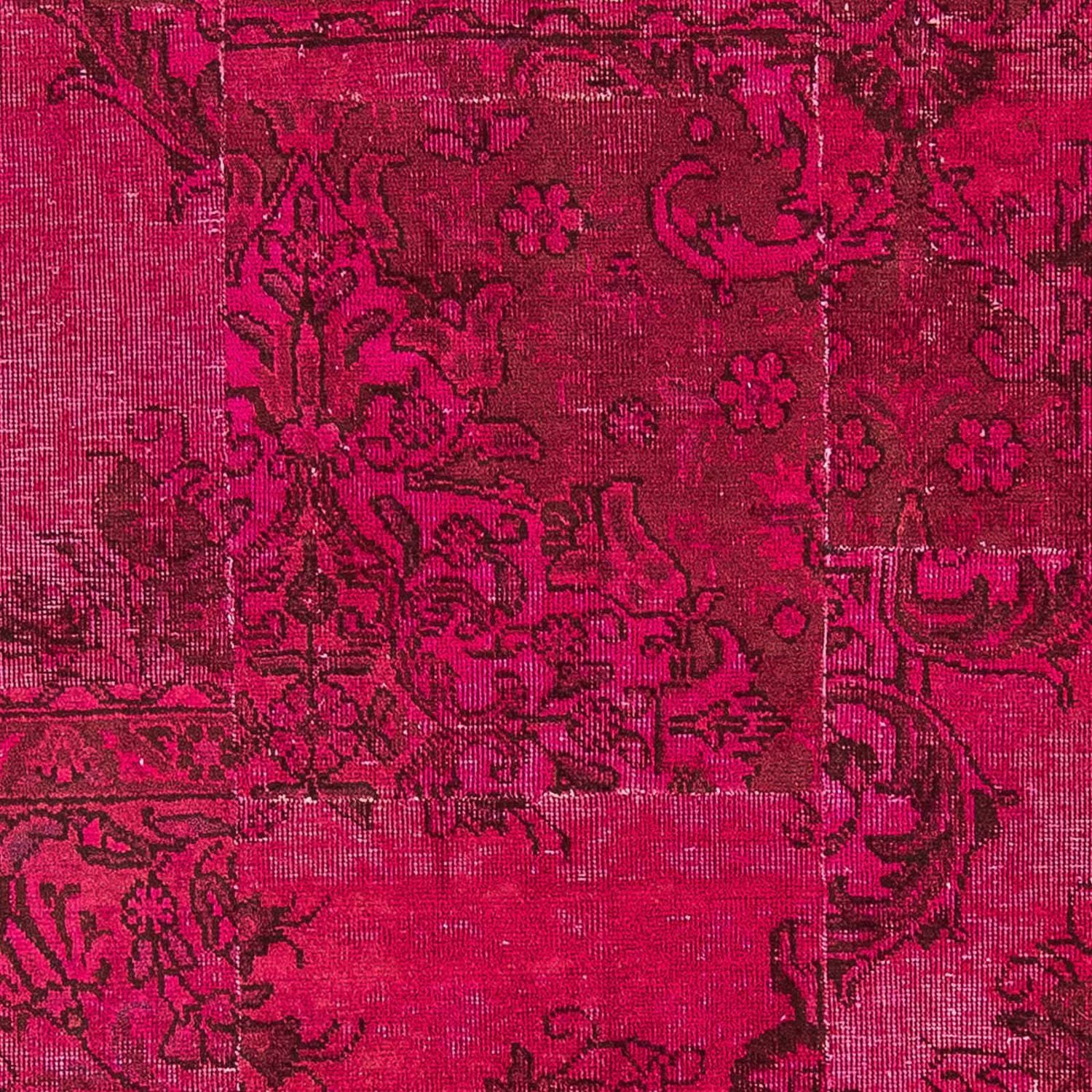 Patchwork Teppich 202 x 127 cm - mehrfarbig - Image 2