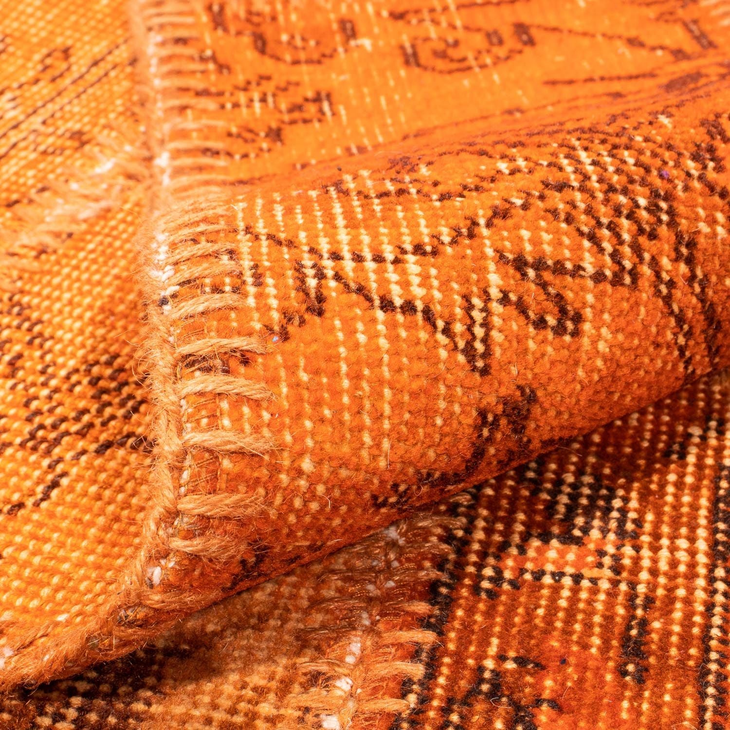 Patchwork Teppich 240 x 170 cm - braun - Image 4