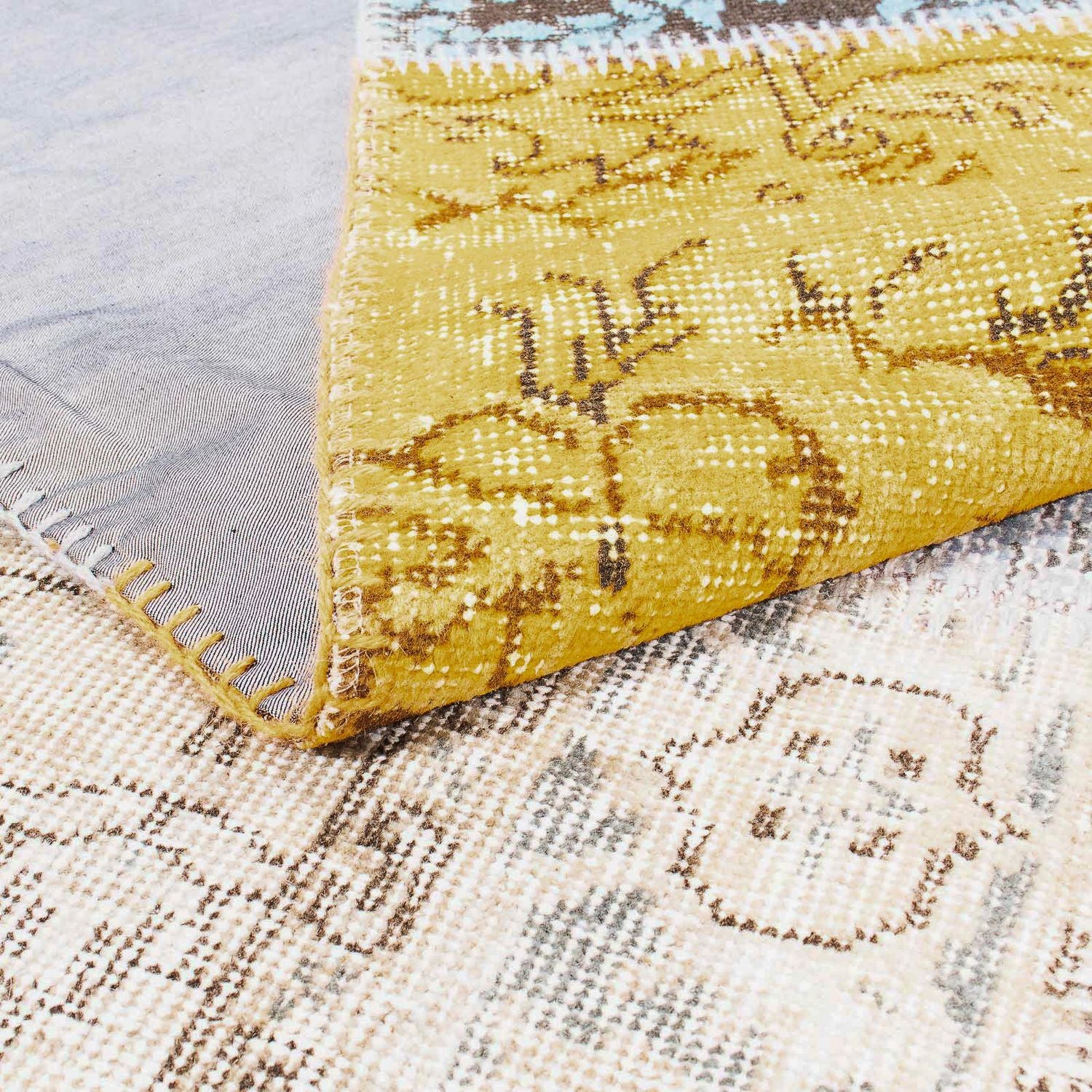 Patchwork Teppich 300 x 200 cm - mehrfarbig - Image 4