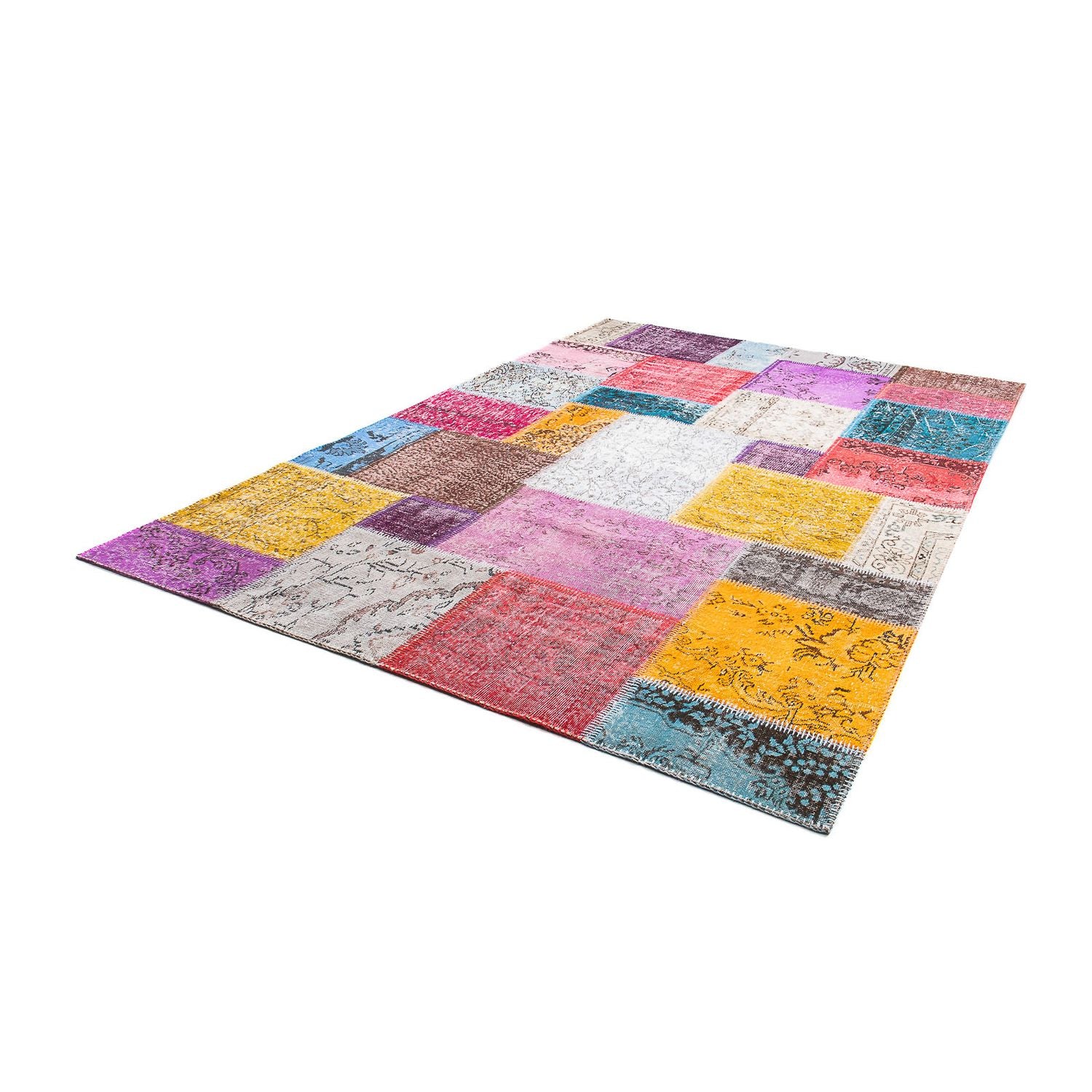 Patchwork Teppich 300 x 200 cm - mehrfarbig - Image 5