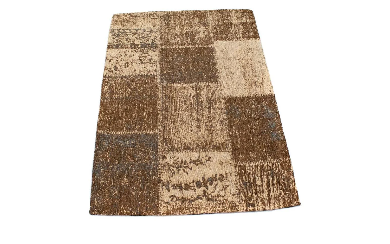 Patchwork Teppich 93x61cm - Wollteppich - Image 5