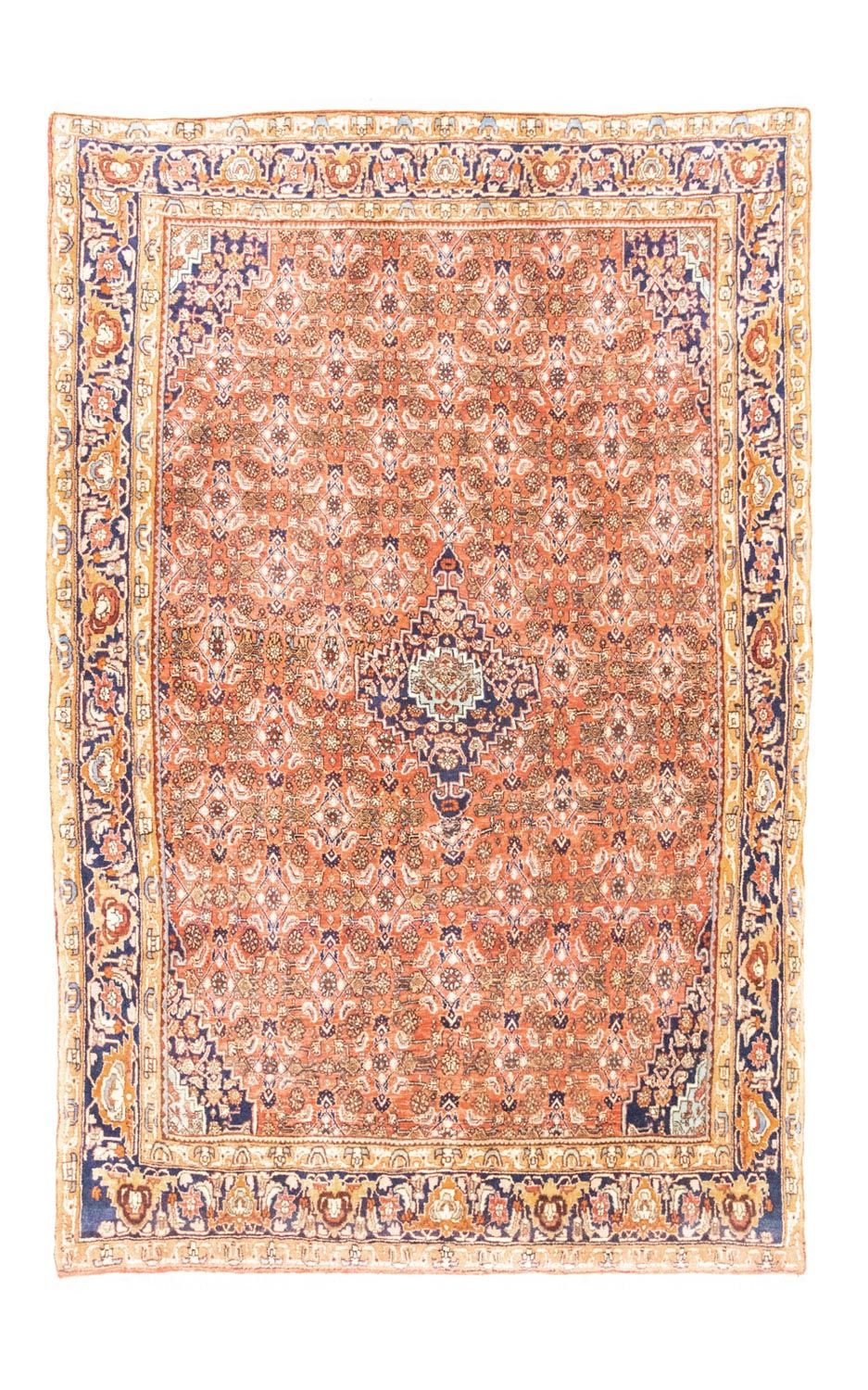 Perserteppich - Bidjar 222 x 150 cm - rost
