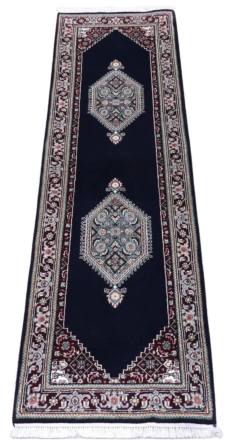 Perserteppich - Bidjar 253 x 79 cm - dunkelblau - Image 2
