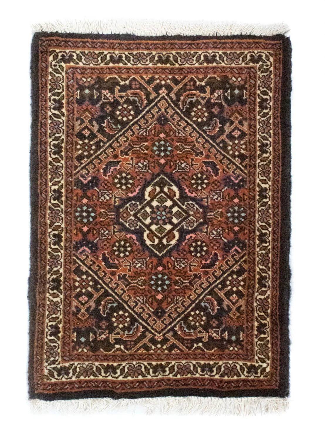 Perserteppich - Bidjar 60 x 40 cm - rot