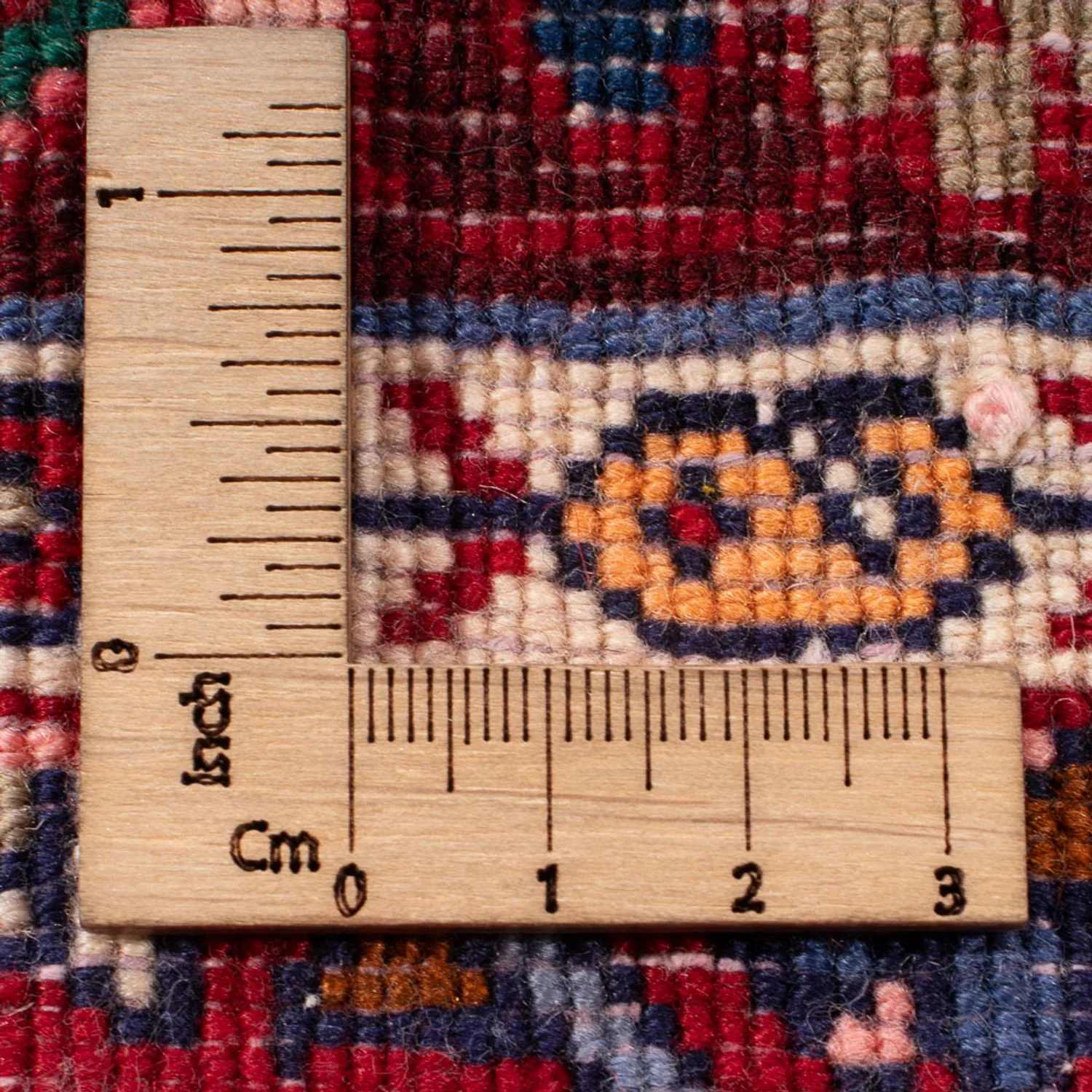 Perserteppich - Bidjar - 76 x 55 cm - bordeauxrot - Image 5