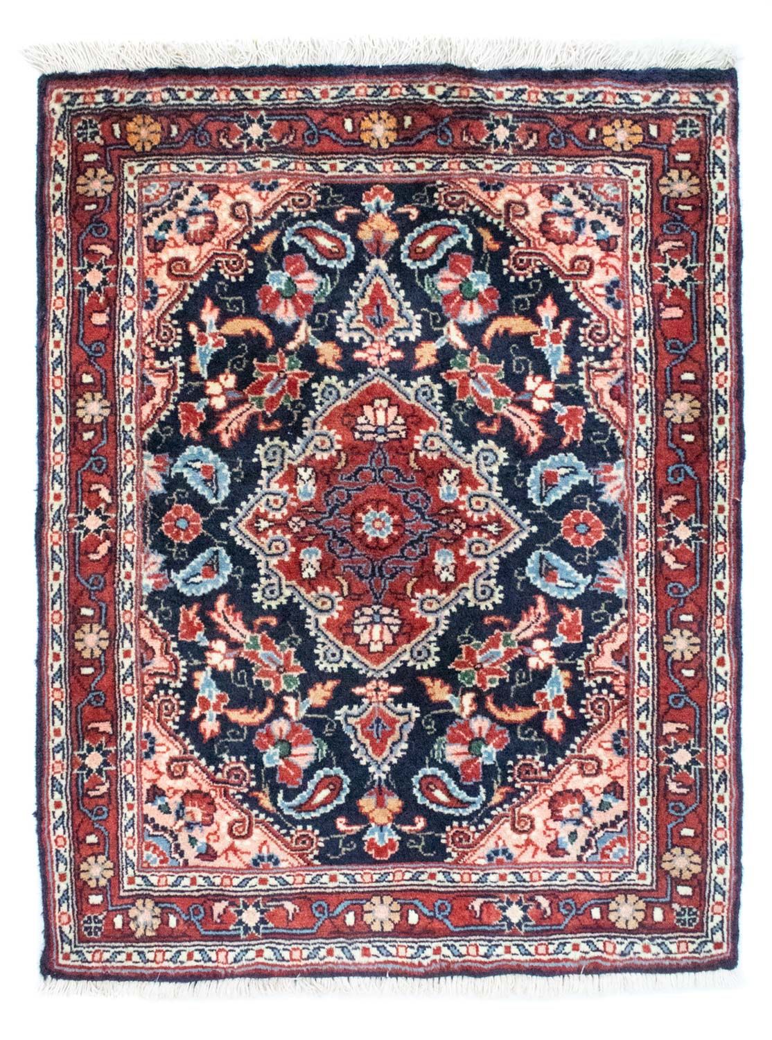 Perserteppich - Bidjar 90 x 73 cm - blau