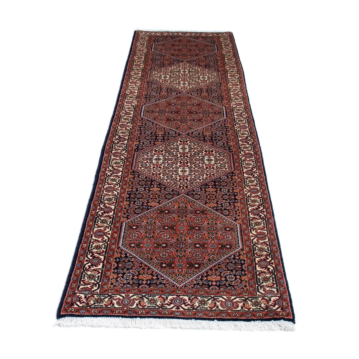 Perserteppich - Bidjar - Royal 291 x 70 cm - dunkelblau - Image 5