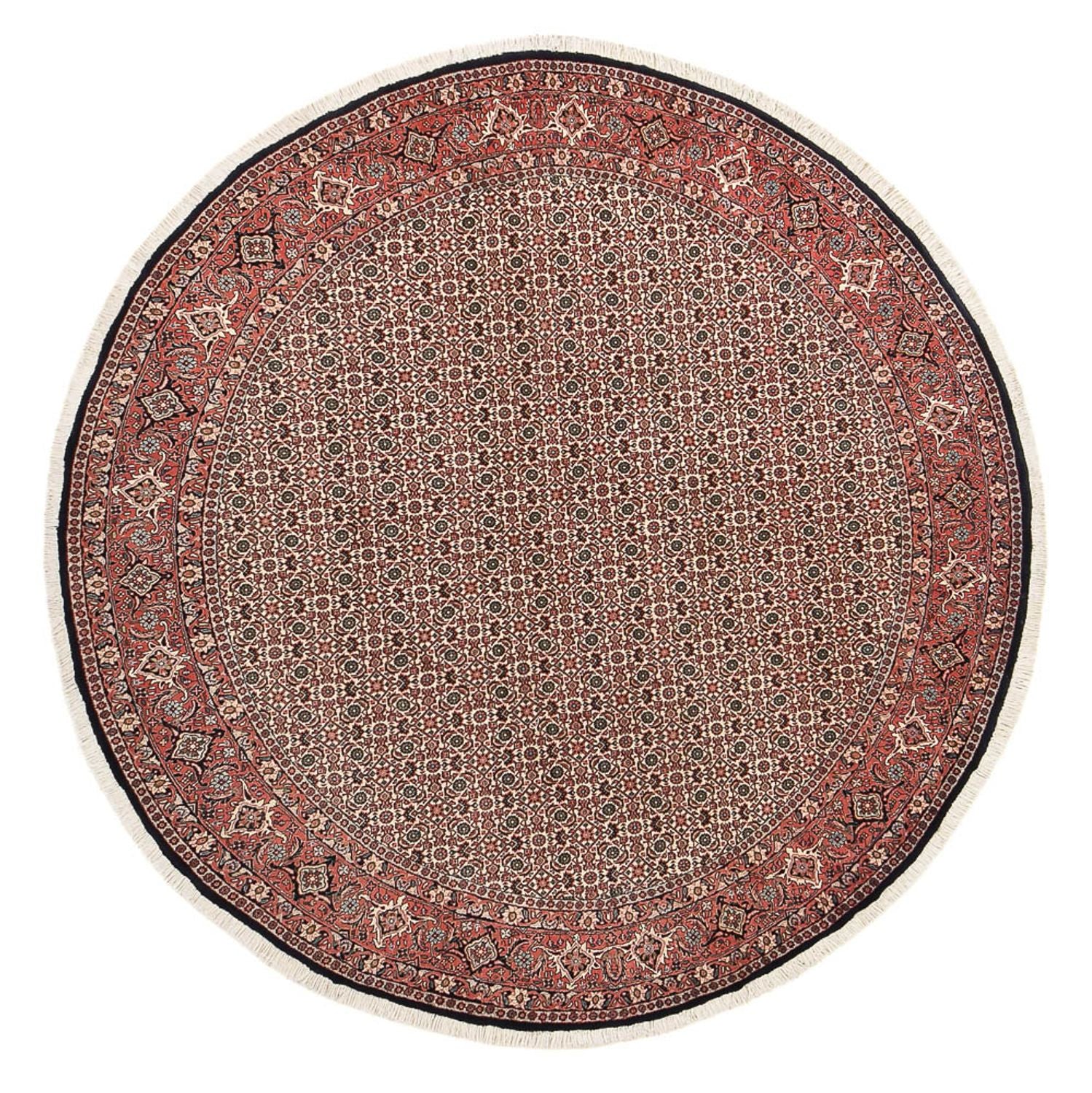 Perserteppich - Bidjar rund  - 250 x 250 cm - rost