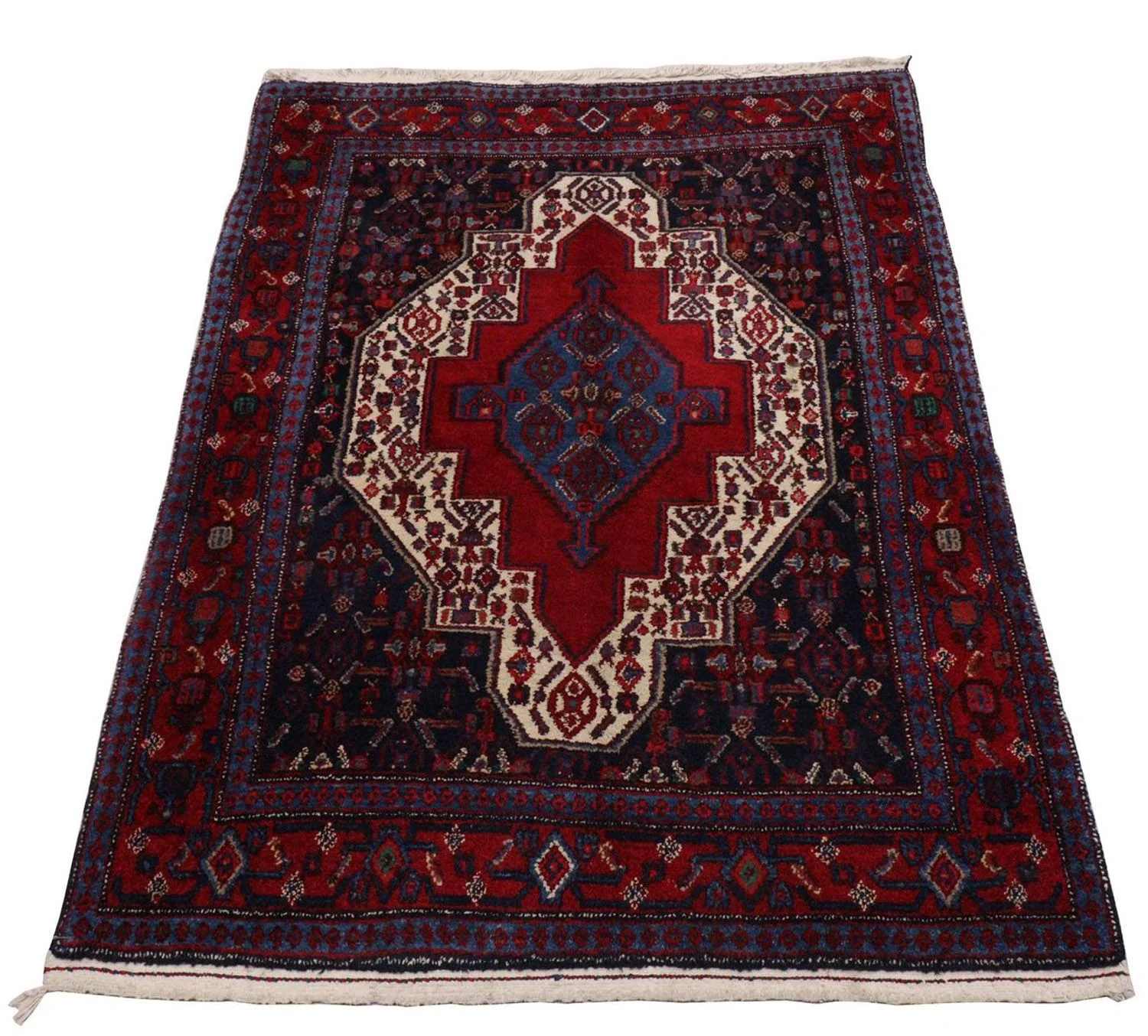 Perserteppich - Classic 150 x 116 cm - dunkelblau