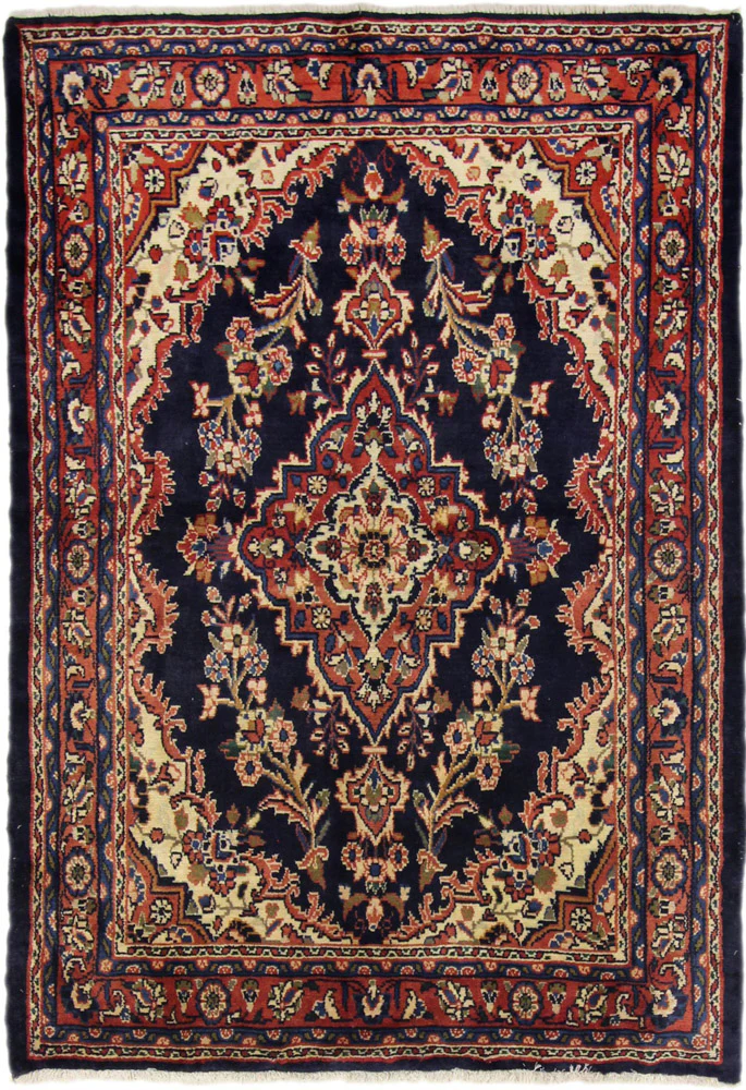 Perserteppich - Classic - 195 x 135 cm - dunkelblau