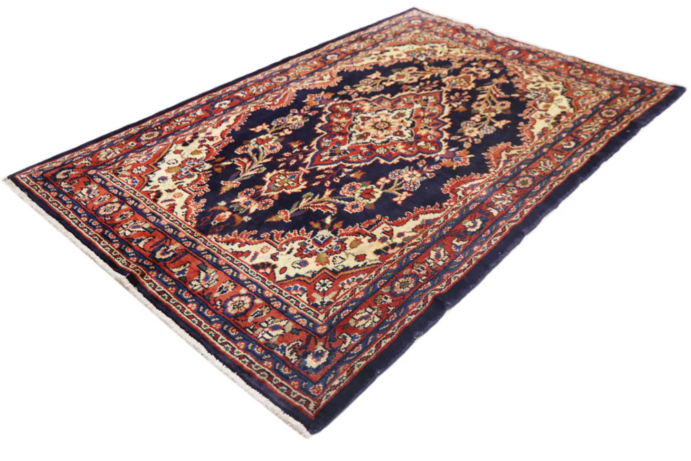 Perserteppich - Classic - 195 x 135 cm - dunkelblau - Image 2