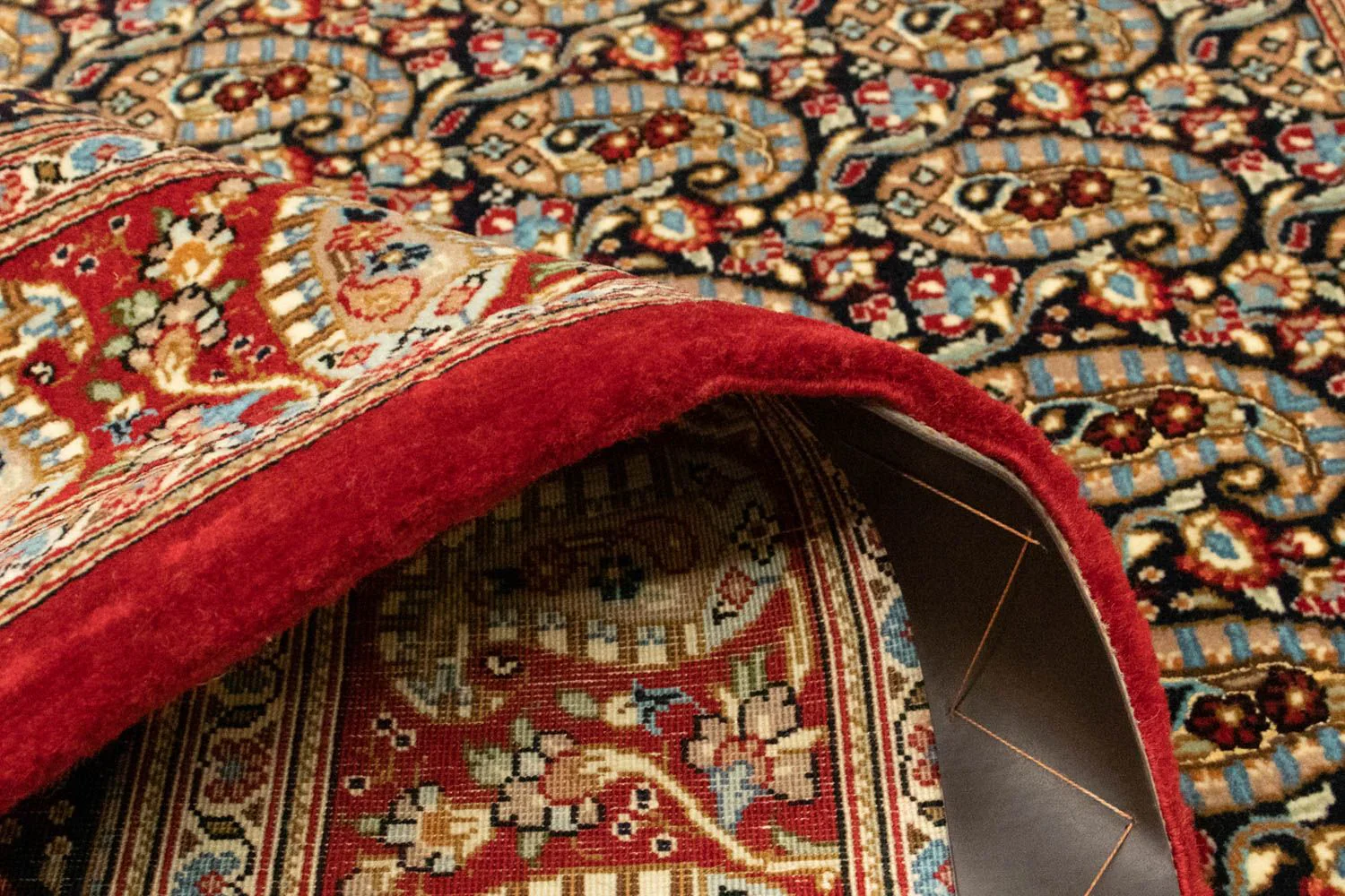 Perserteppich - Ghom 156 x 106 cm - dunkelblau - Image 4