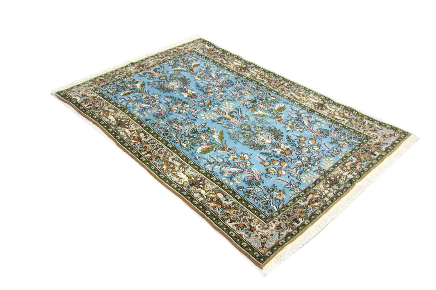 Perserteppich - Ghom 159 x 108 cm - blau - Image 4