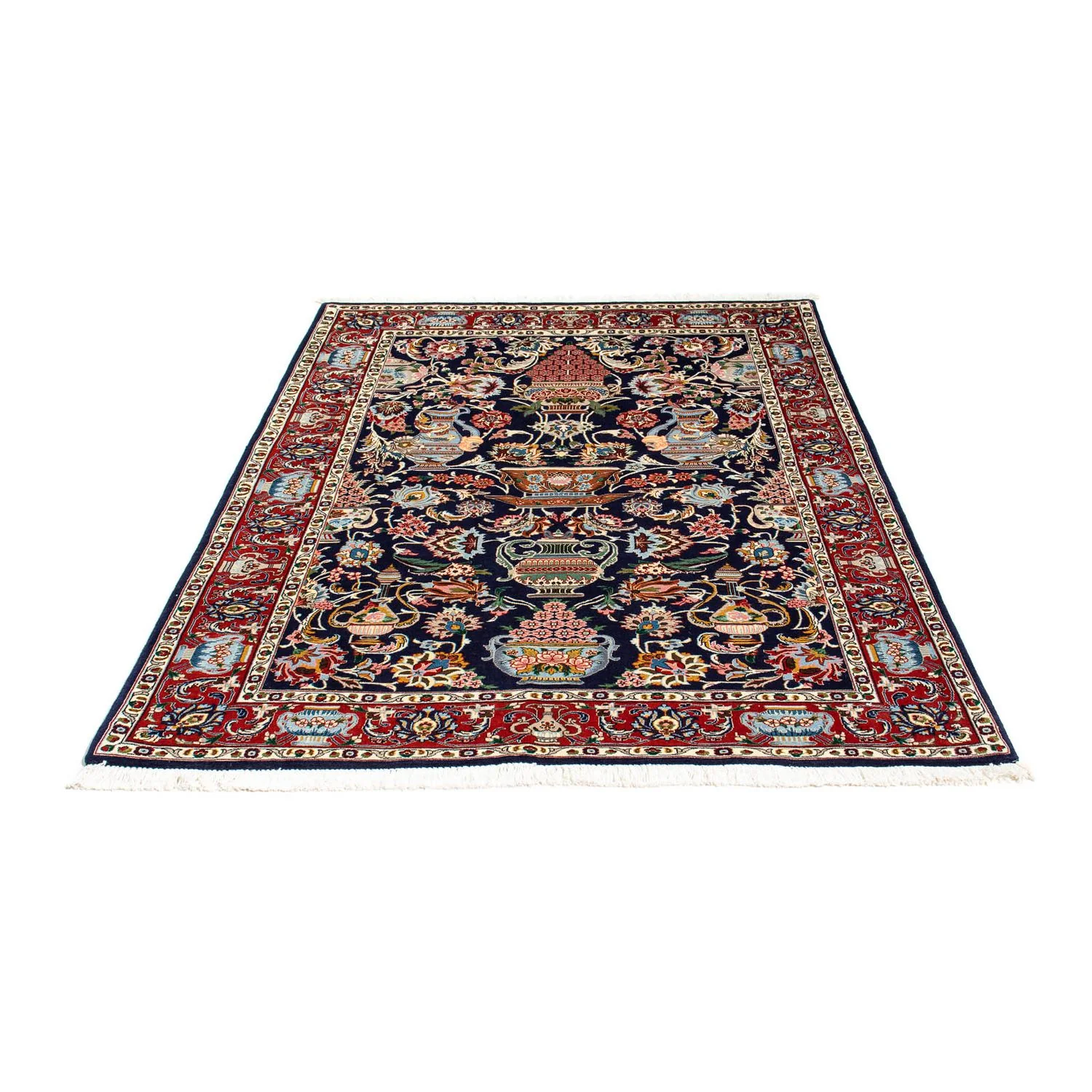 Perserteppich - Ghom 188 x 135 cm - dunkelblau - Image 5