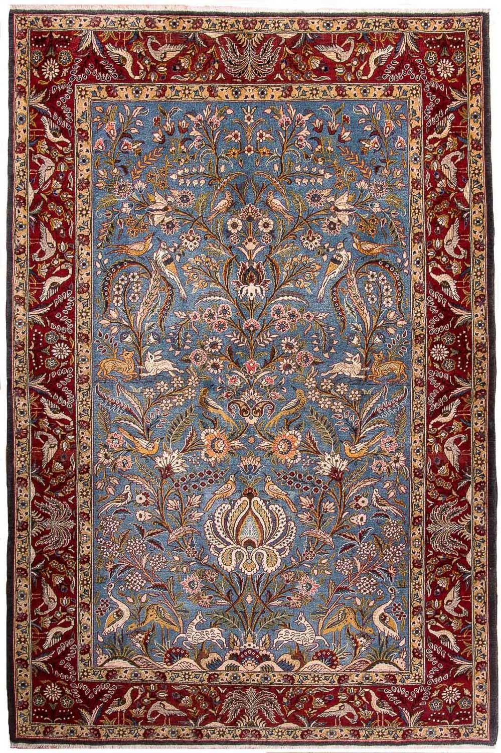 Ghom Teppich 207x137cm - Perserteppich