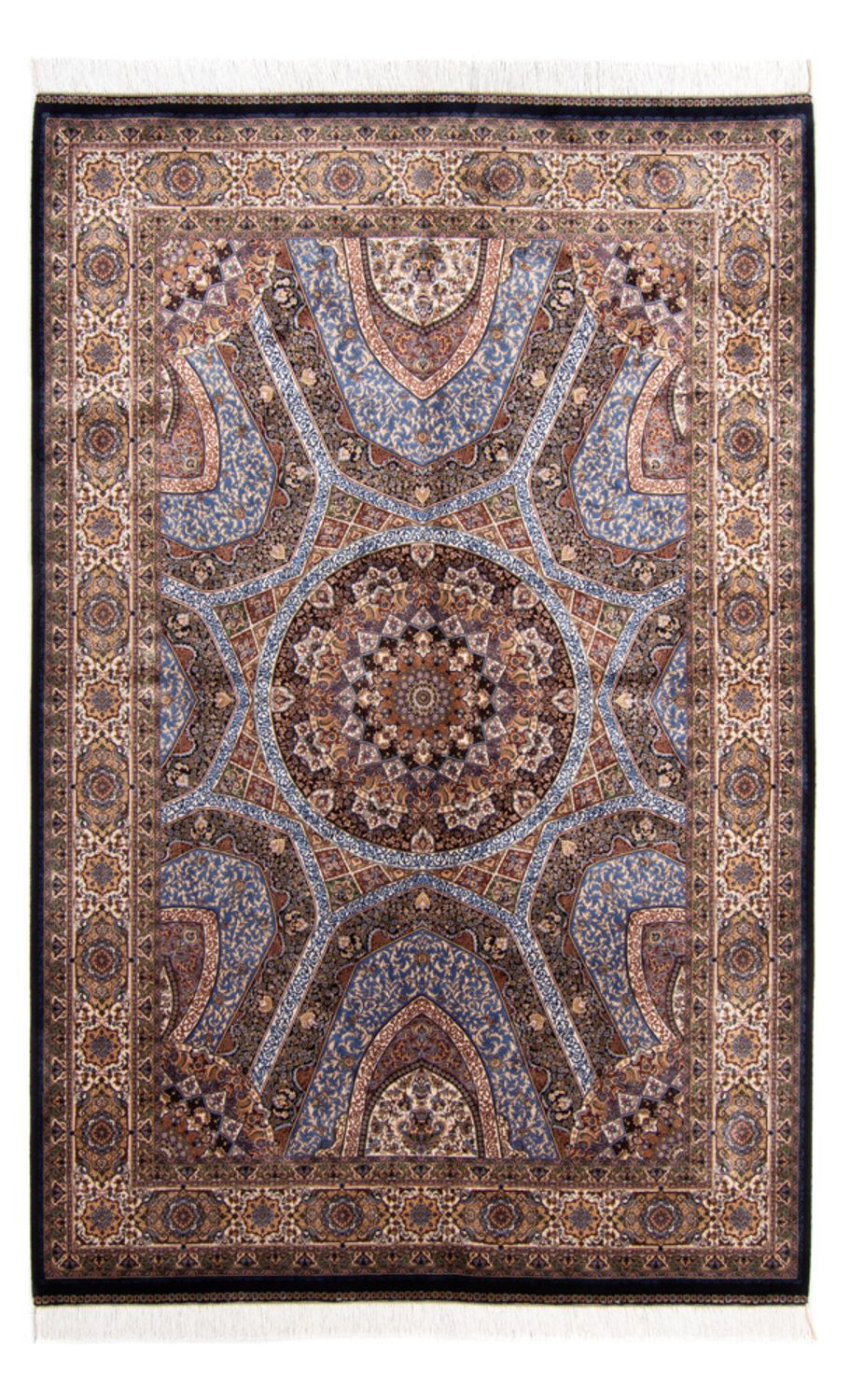 Perserteppich - Ghom - 230 x 150 cm - mehrfarbig