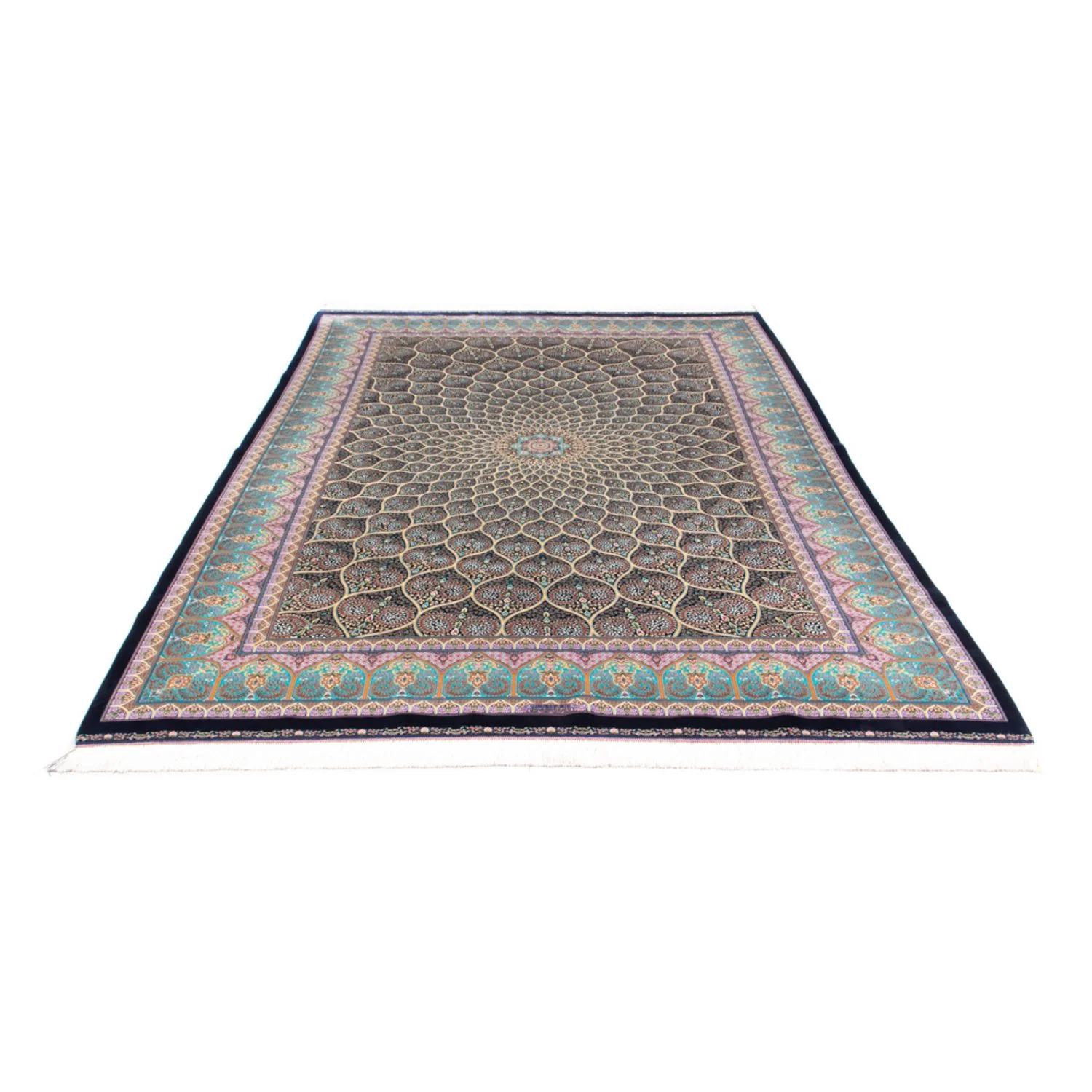 Perserteppich - Ghom - 300 x 200 cm - dunkelblau - Image 5