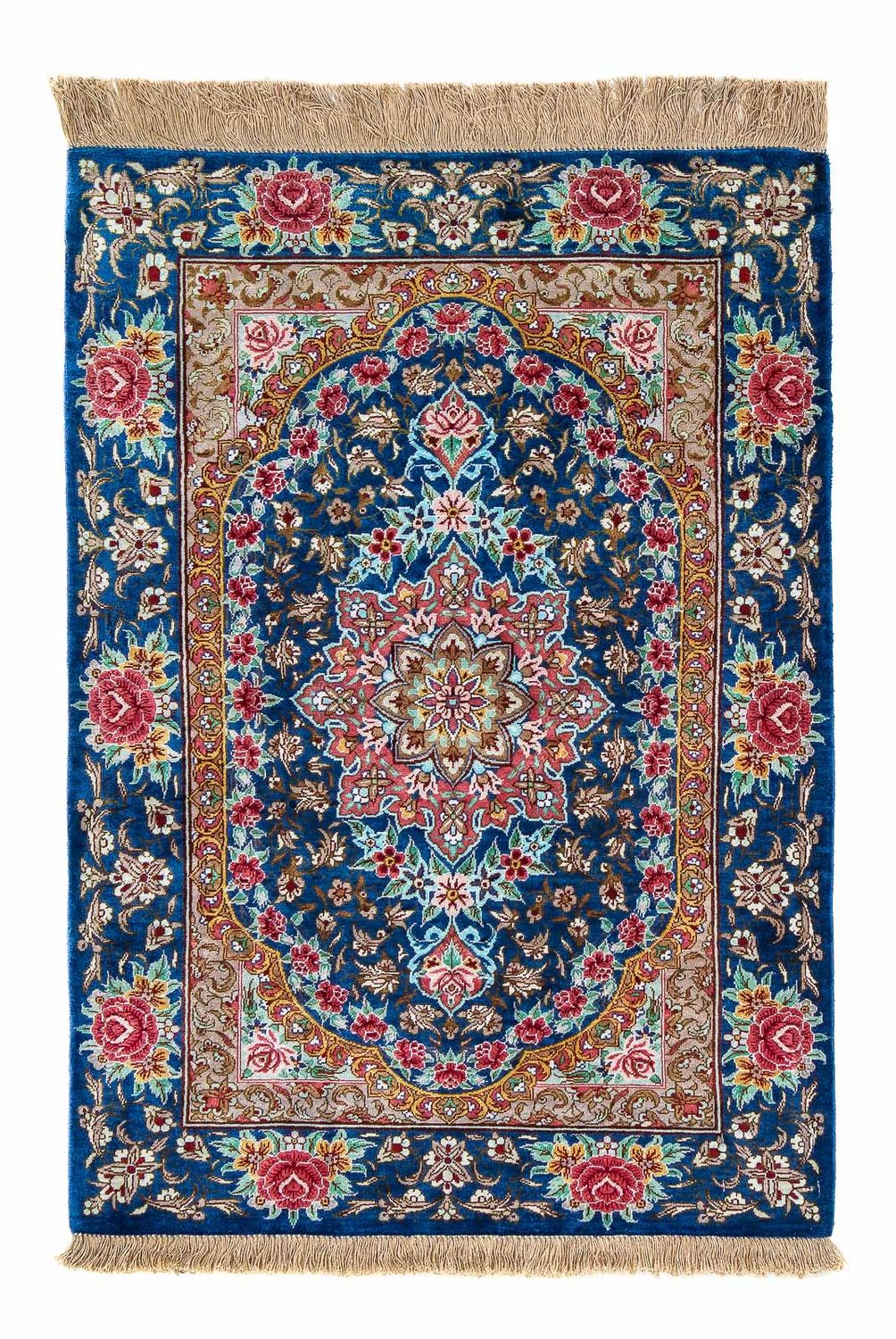 Ghom Teppich 80x55cm - Perserteppich