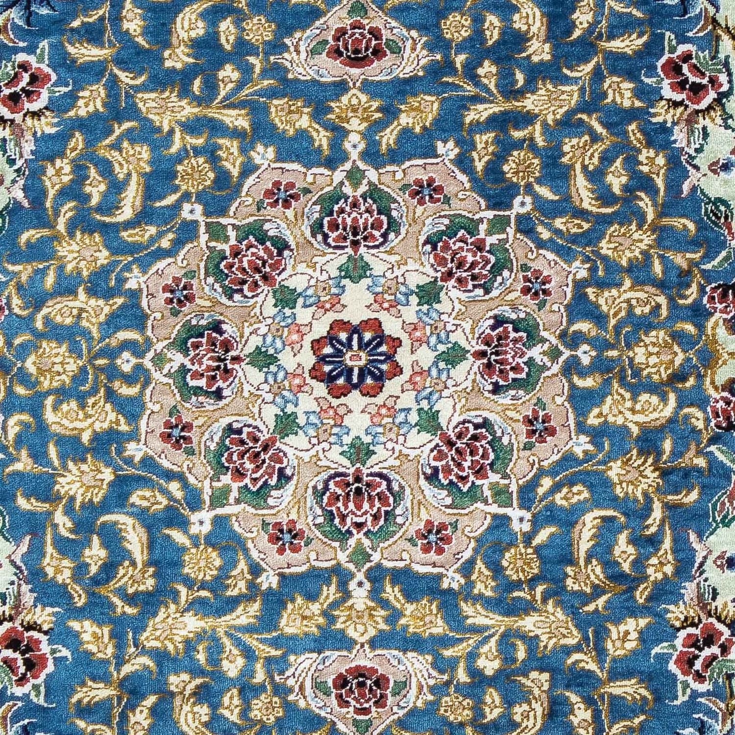 Perserteppich - Ghom 86 x 60 cm - blau - Image 2