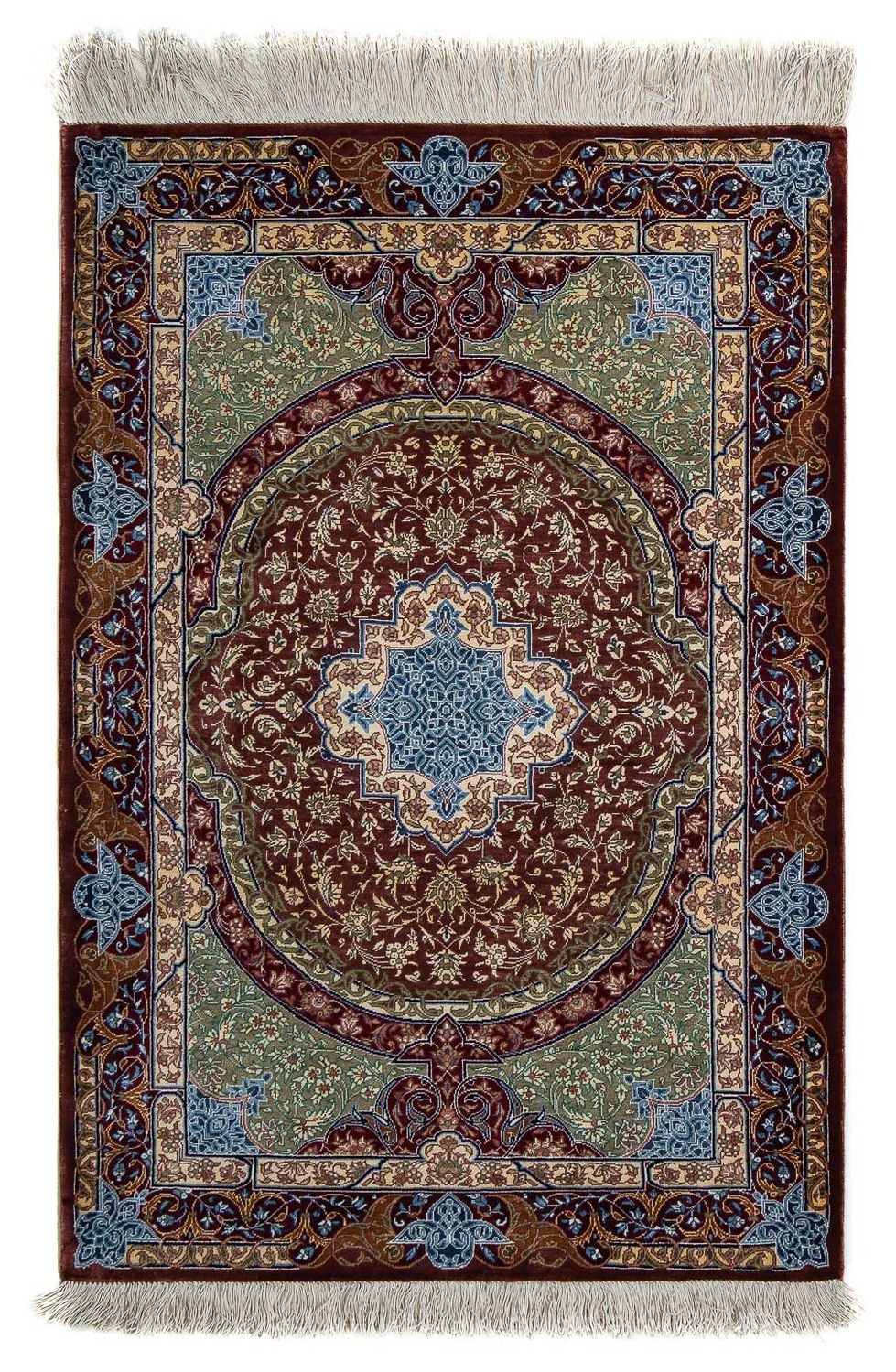 Ghom Teppich 90x61cm - Perserteppich