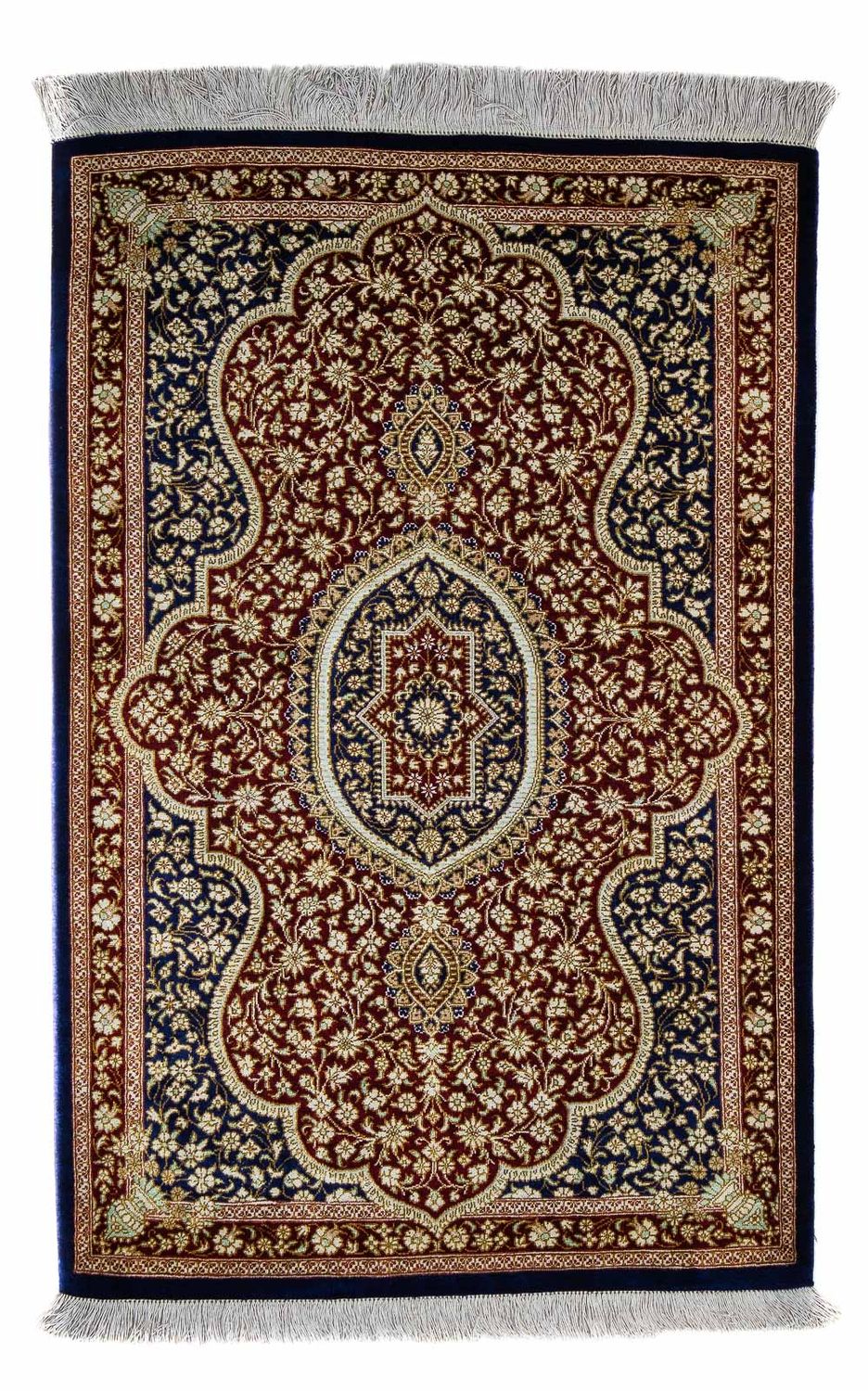 Ghom Teppich 93x60cm - Perserteppich