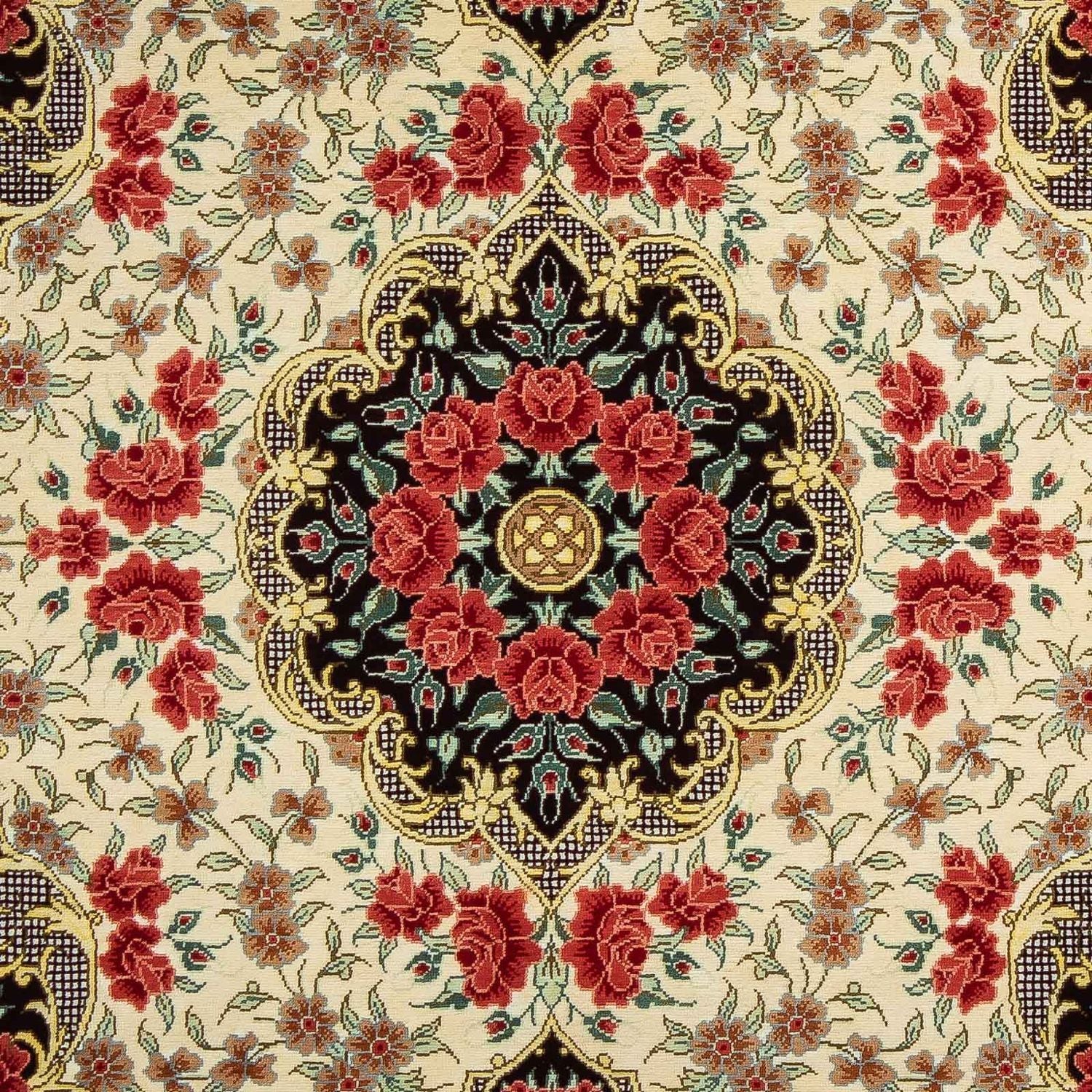 Perserteppich - Ghom 93 x 60 cm - beige - Image 2