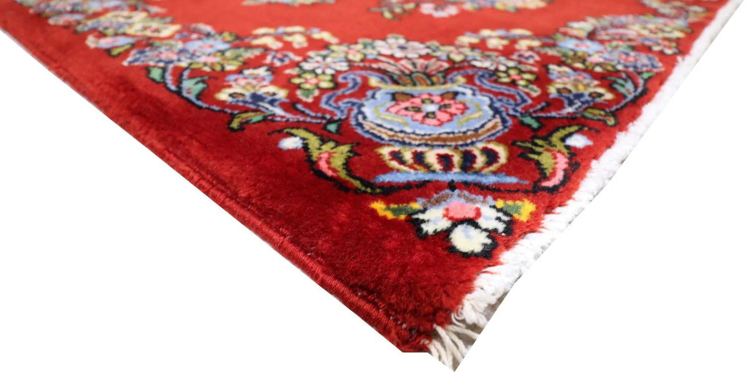Perserteppich - Ghom 98 x 70 cm - rot - Image 3