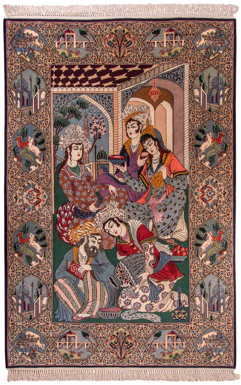 Isfahan Teppich 165x110cm - Perserteppich