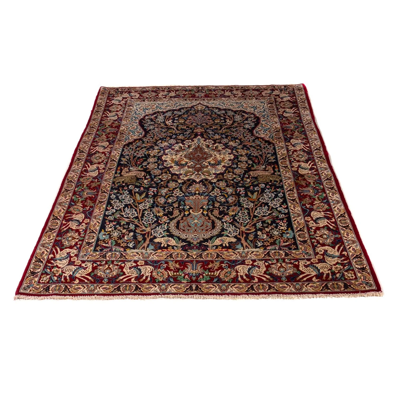 Perserteppich - Isfahan - Premium 173 x 117 cm - dunkelblau - Image 5