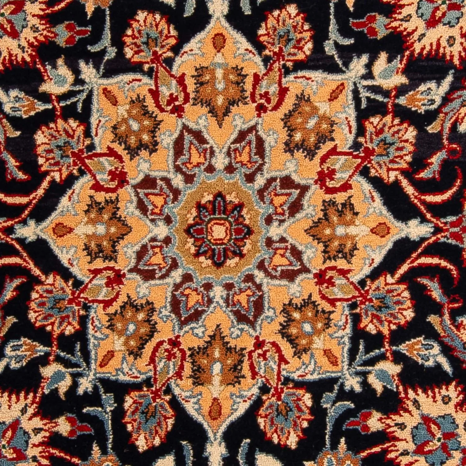 Perserteppich - Isfahan - Premium 175 x 100 cm - dunkelblau - Image 2